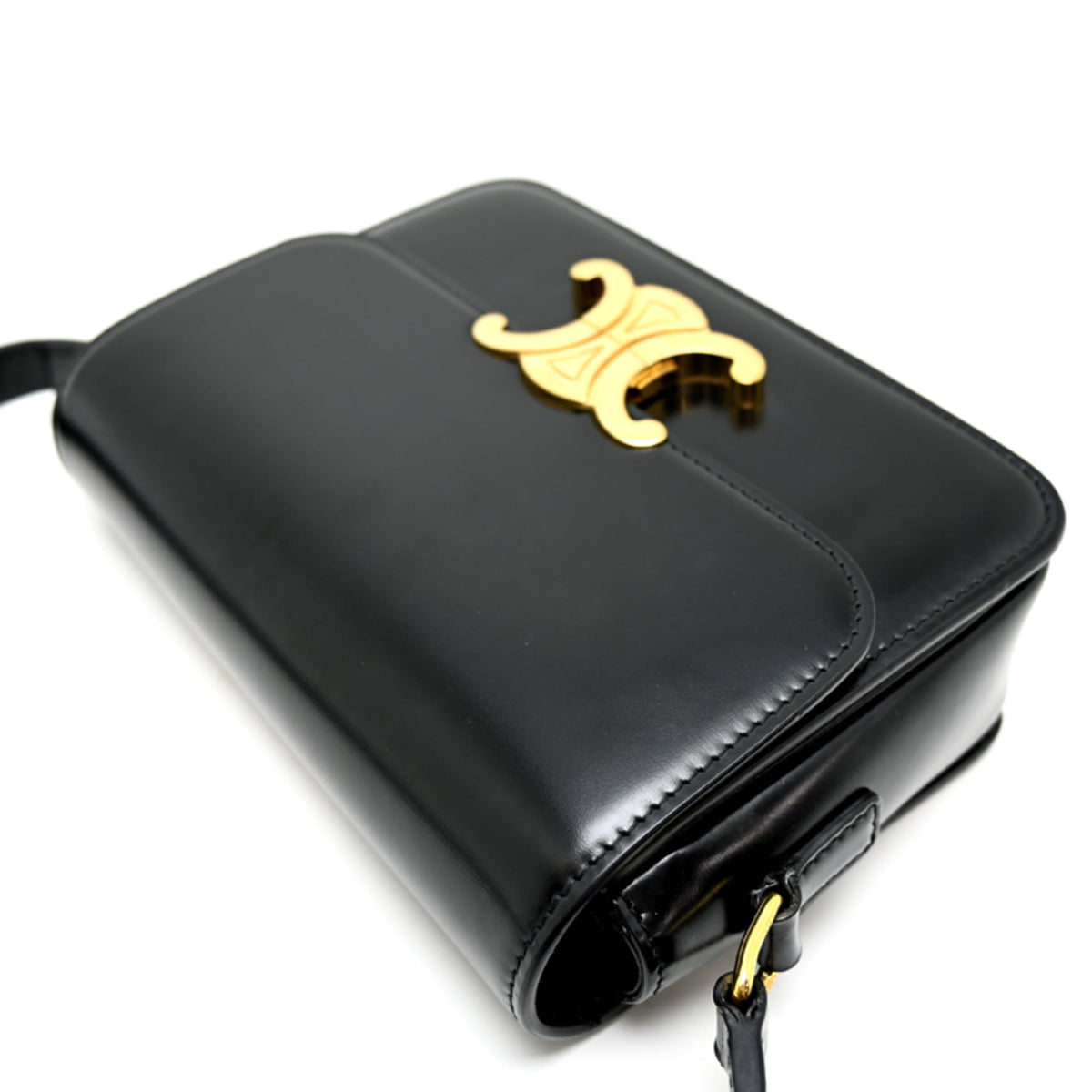 Celine Black Leather Shoulder Bag (Pre-Owned)