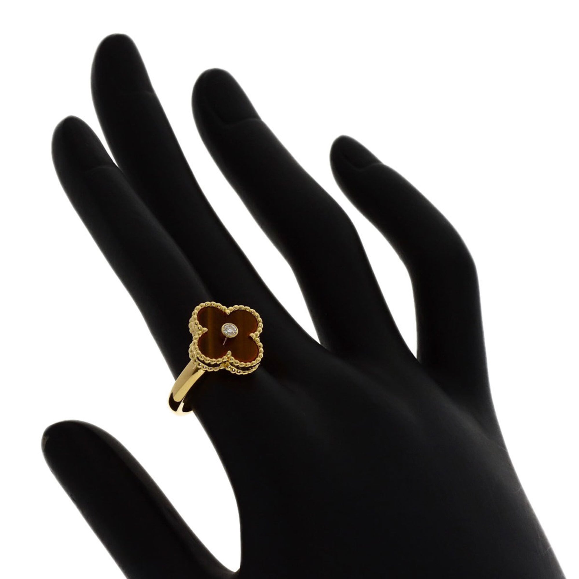 Van Cleef & Arpels Yellow Gold Yellow Gold Band Ring (Pre-Owned)