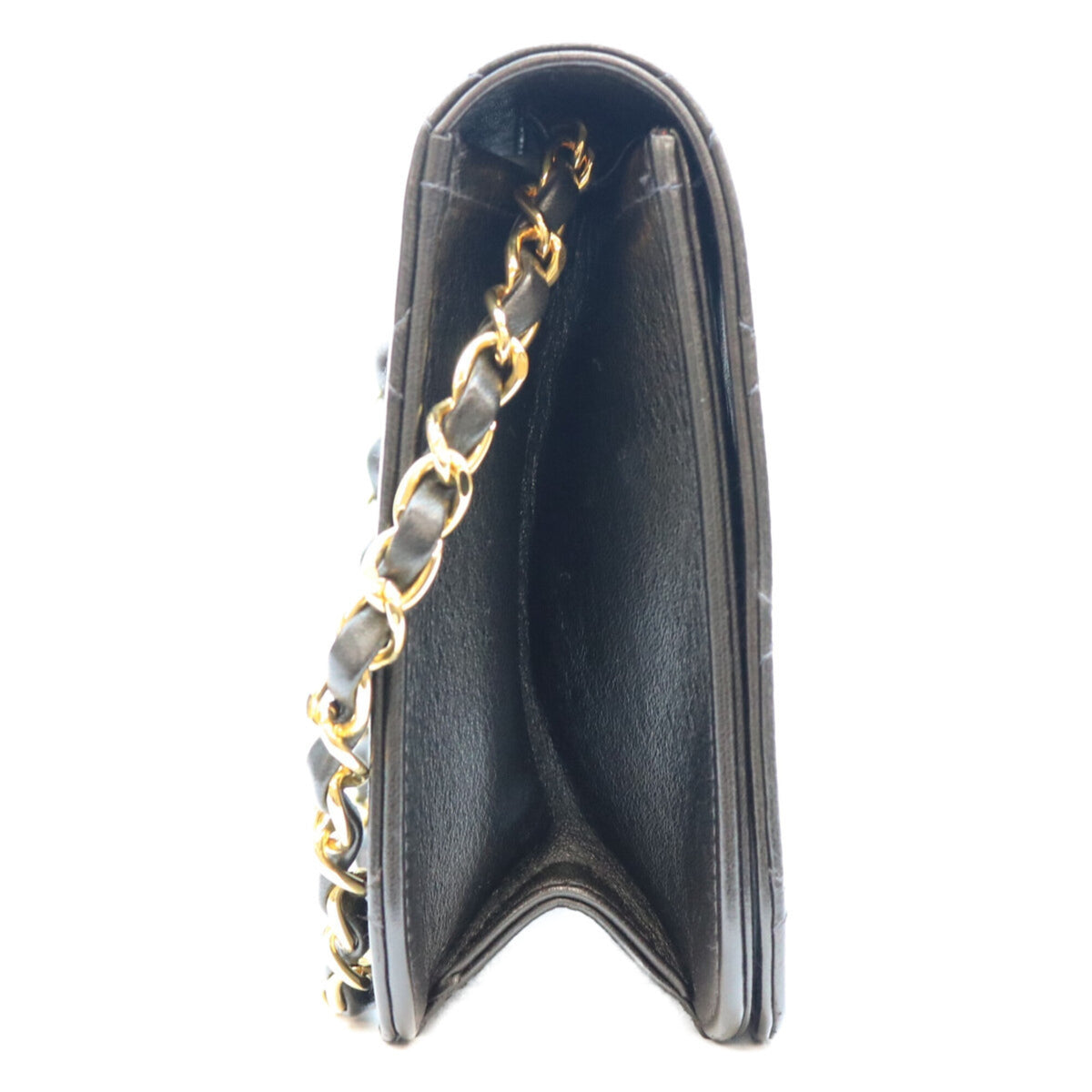 Chanel Black Leather Shoulder Bag (Pre-Owned)