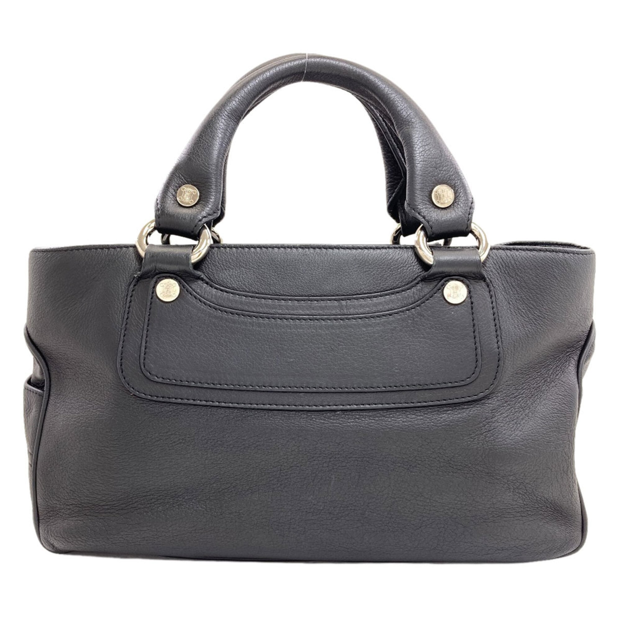 Celine Boogie Black Leather Handbag (Pre-Owned)