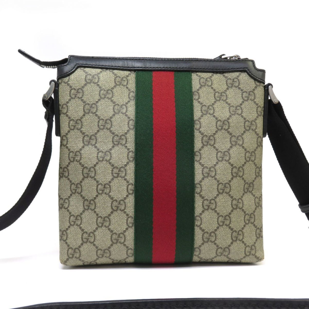 Gucci Sherry Line Beige Shoulder Bag (Pre-Owned)