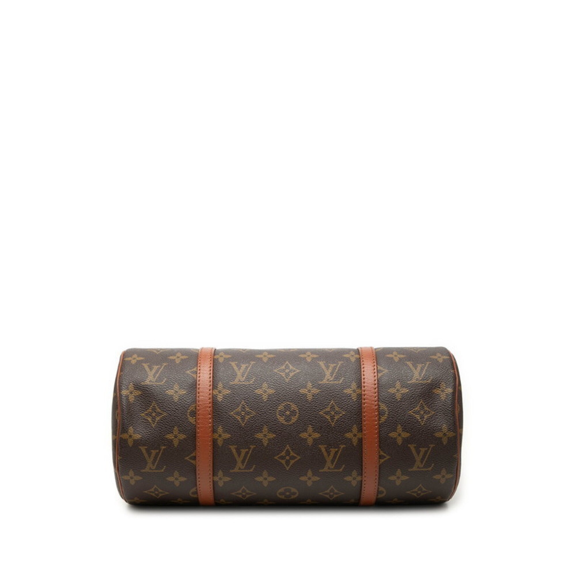 Louis Vuitton Brown Pvc Leather Handbag Pouch (Pre-Owned)