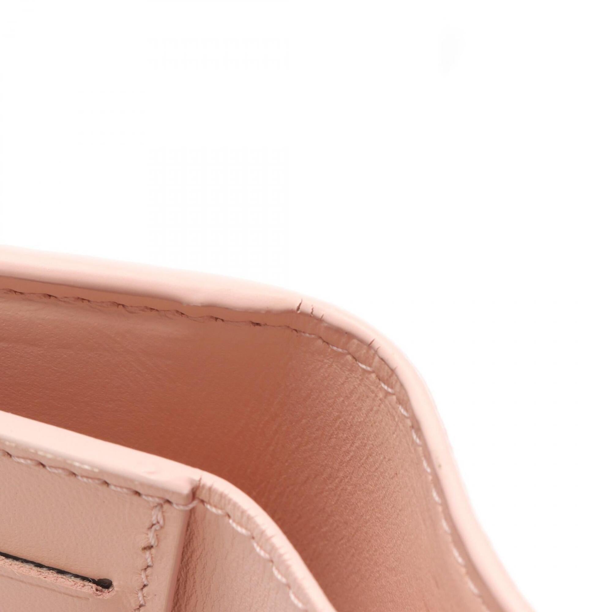 Louis Vuitton Pink Leather Wallet (Tri-Fold) (Pre-Owned)