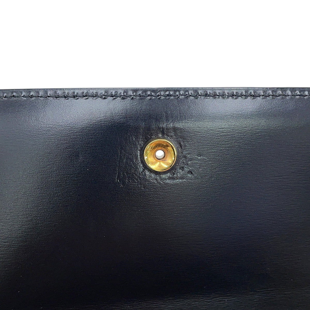 Cartier Panthère Black Leather Handbag Shoulder Bag (Pre-Owned)
