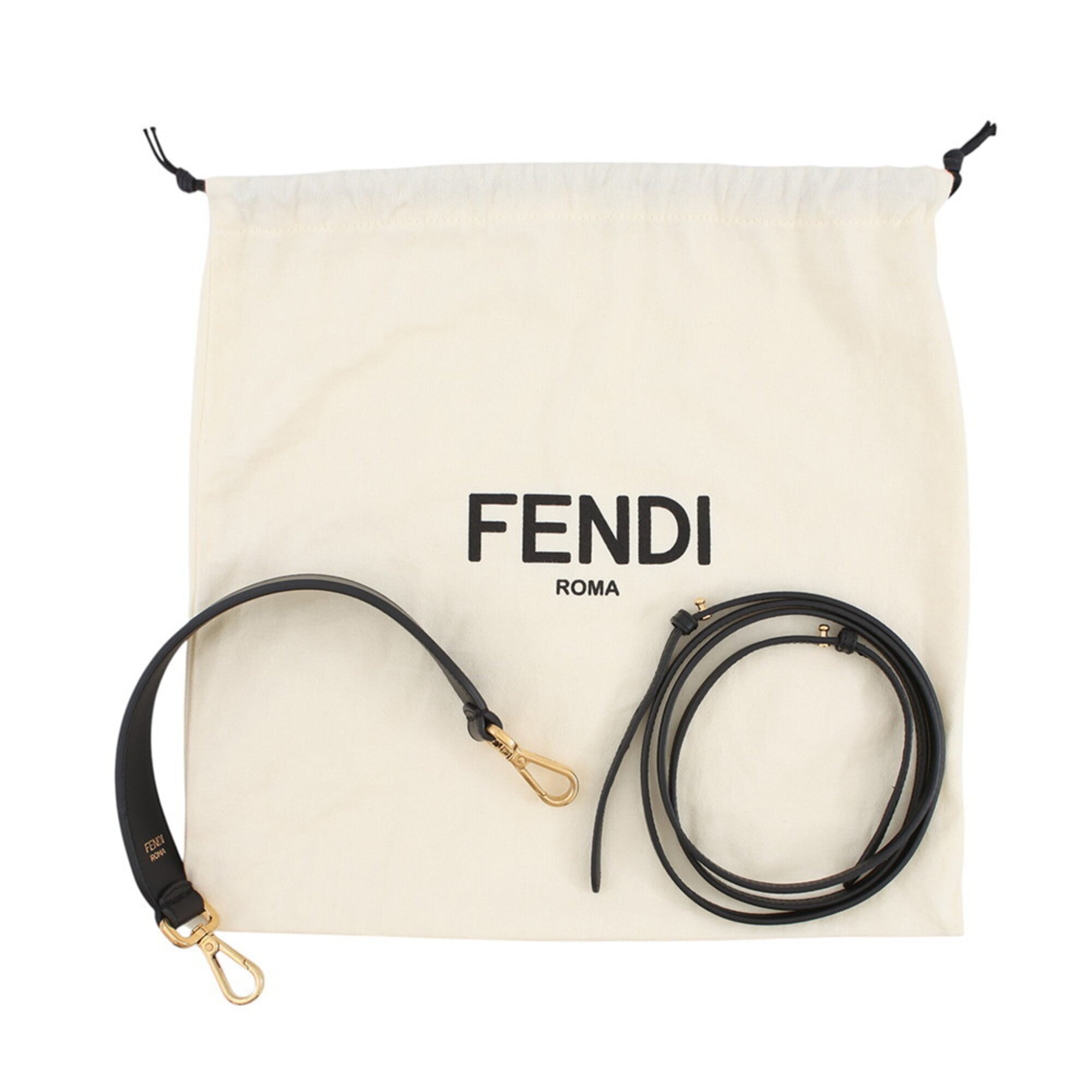 Fendi Brown Dark Brown Leather Handbag Shoulder Bag (Pre-Owned)