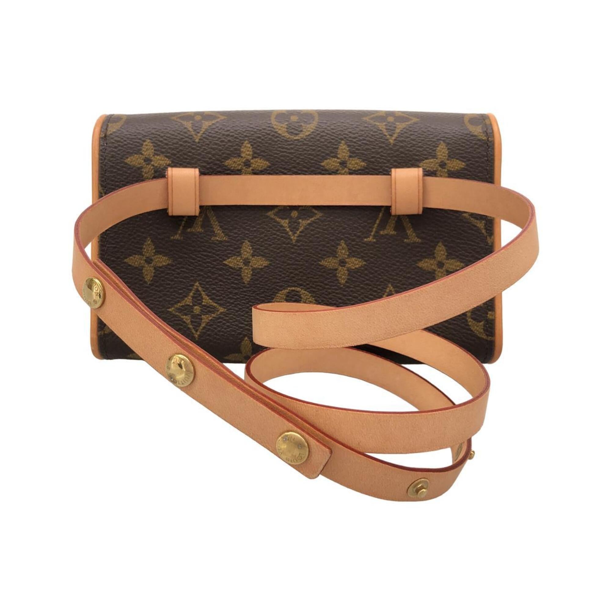 Louis Vuitton Marron Coated Canvas Fanny Pack (Pre-Owned)