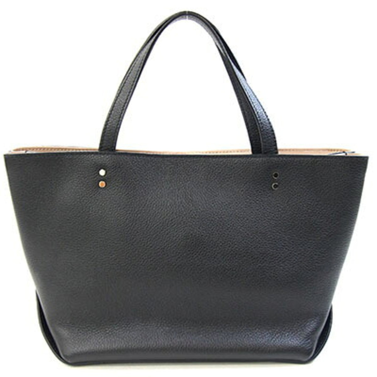 Chloé Black Leather Handbag Shoulder Bag Tote Bag (Pre-Owned)