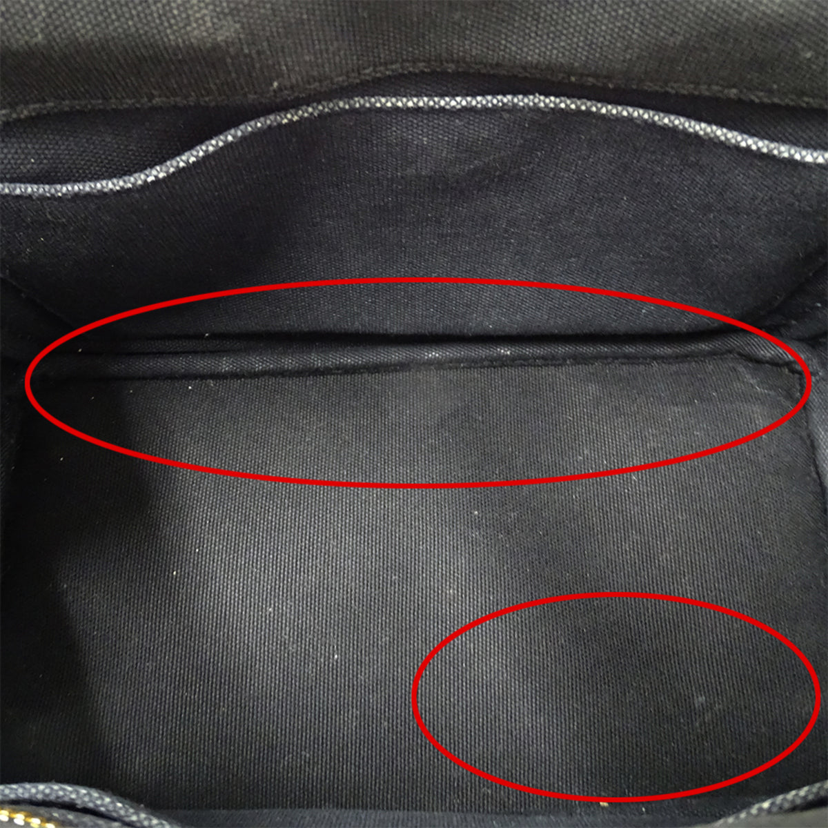 Prada Canapa Black Canvas Handbag (Pre-Owned)