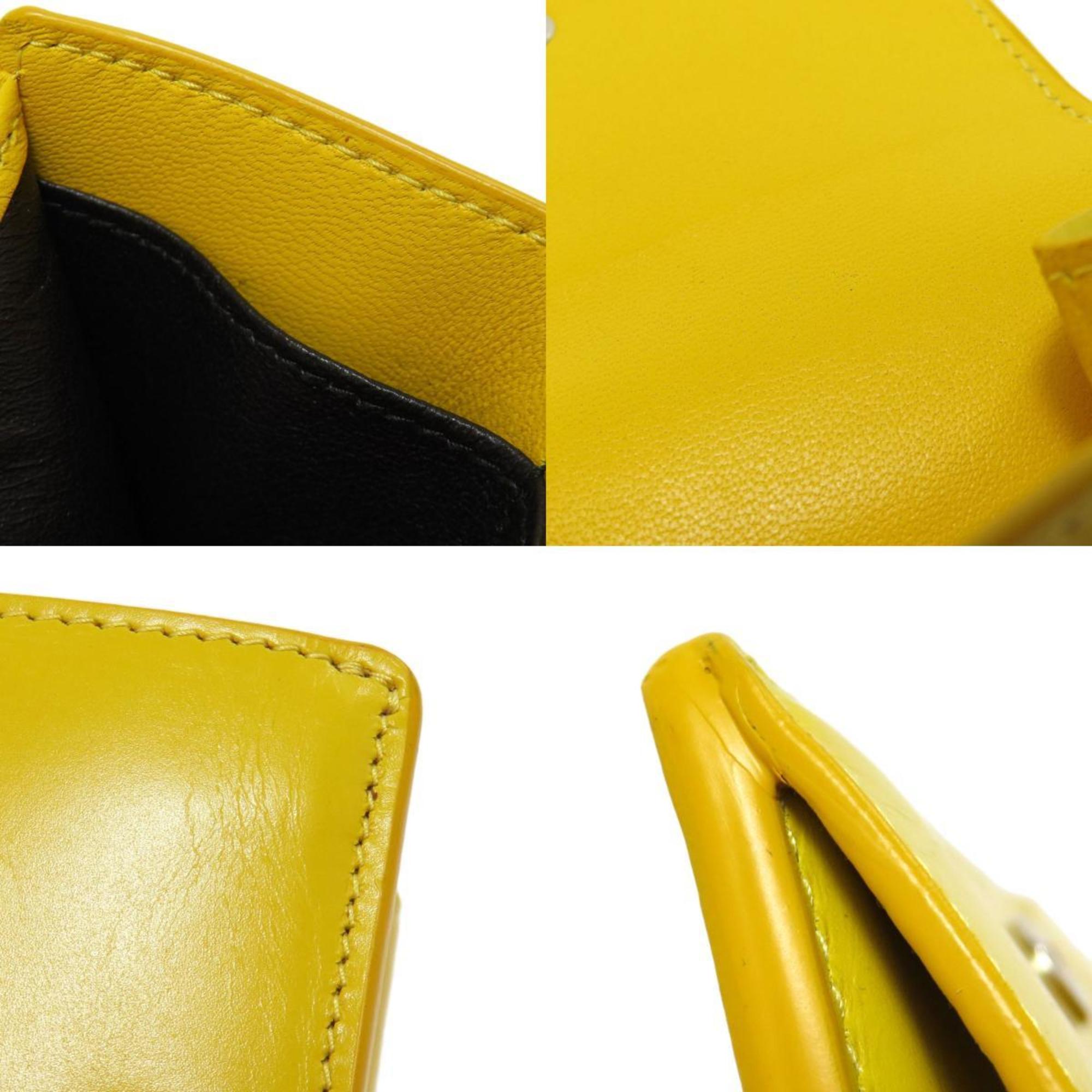 Balenciaga Yellow Leather Wallet (Tri-Fold) (Pre-Owned)