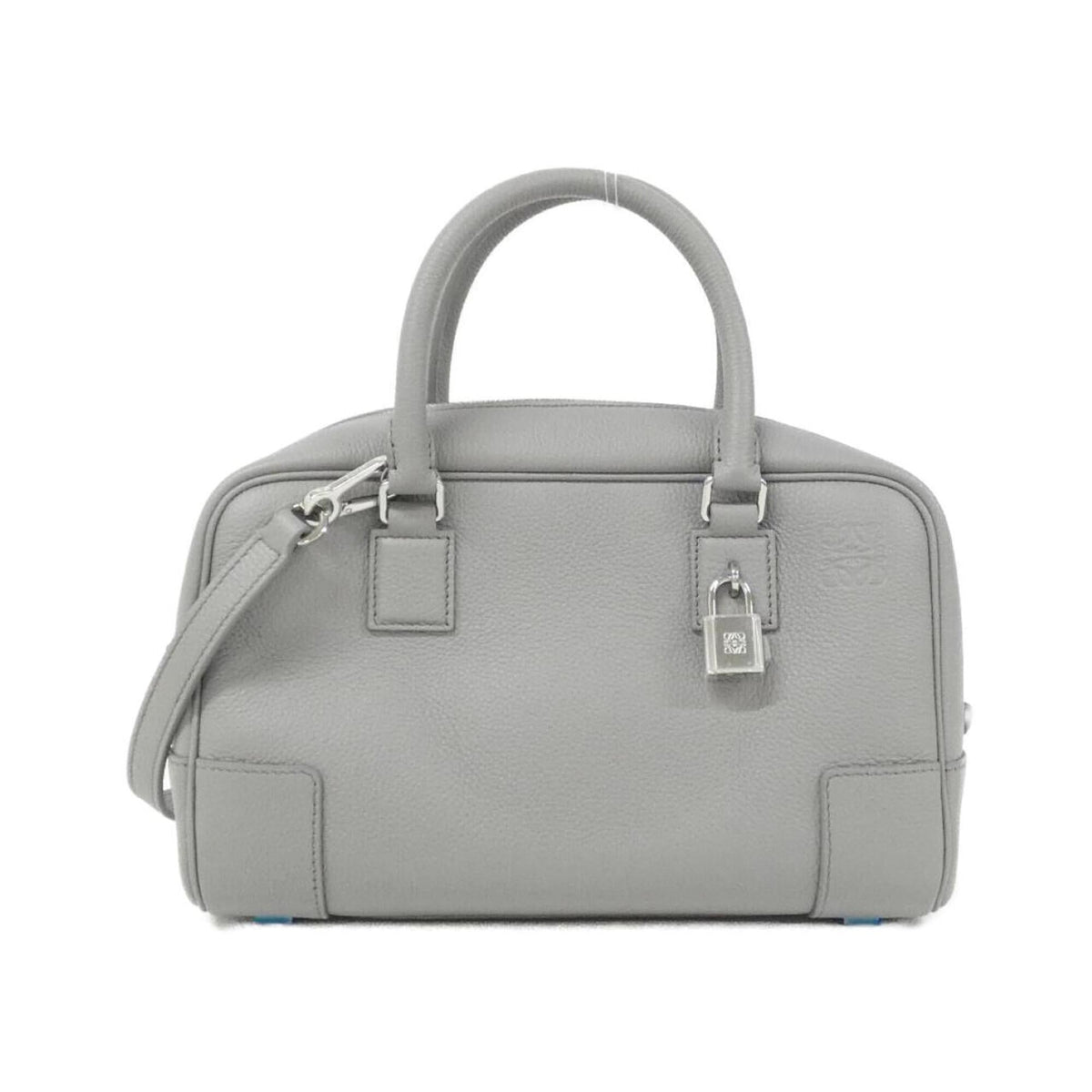 Loewe Gray Leather Handbag (Pre-Owned)