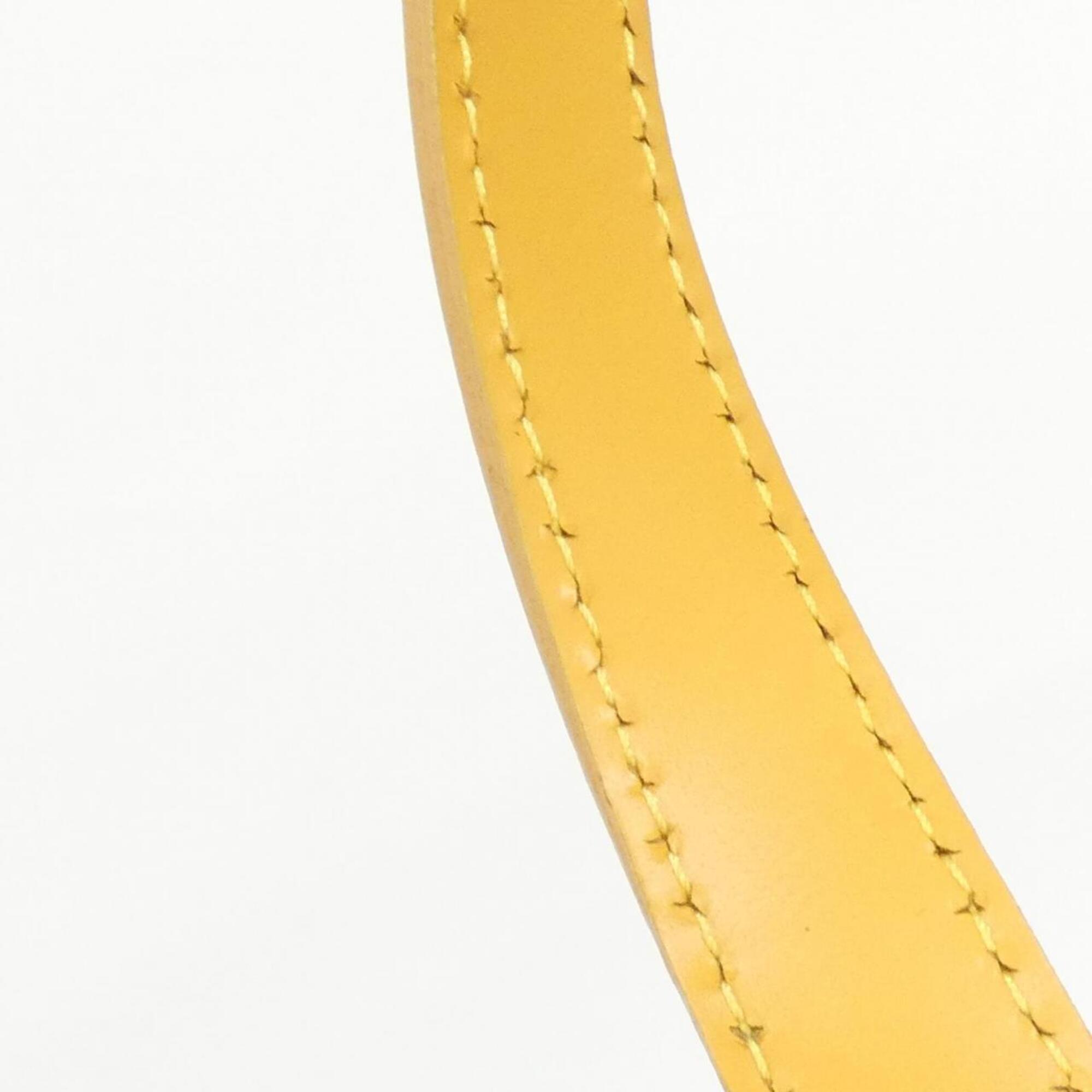 Louis Vuitton Yellow Leather Handbag Pouch (Pre-Owned)
