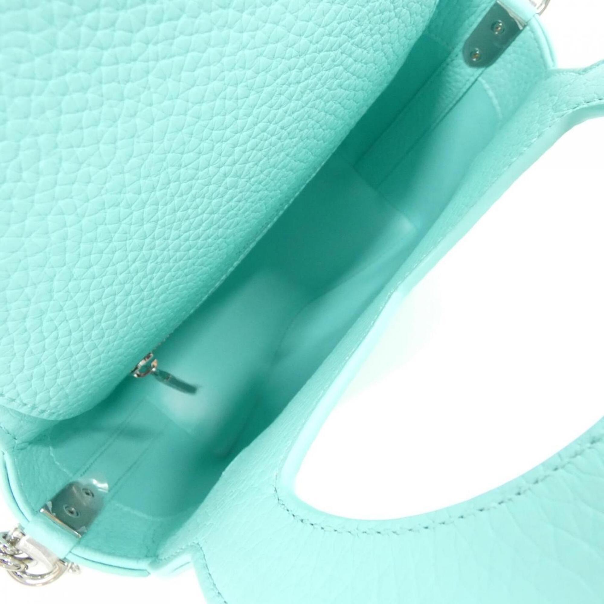 Tiffany Tiffany Blue Leather Handbag (Pre-Owned)
