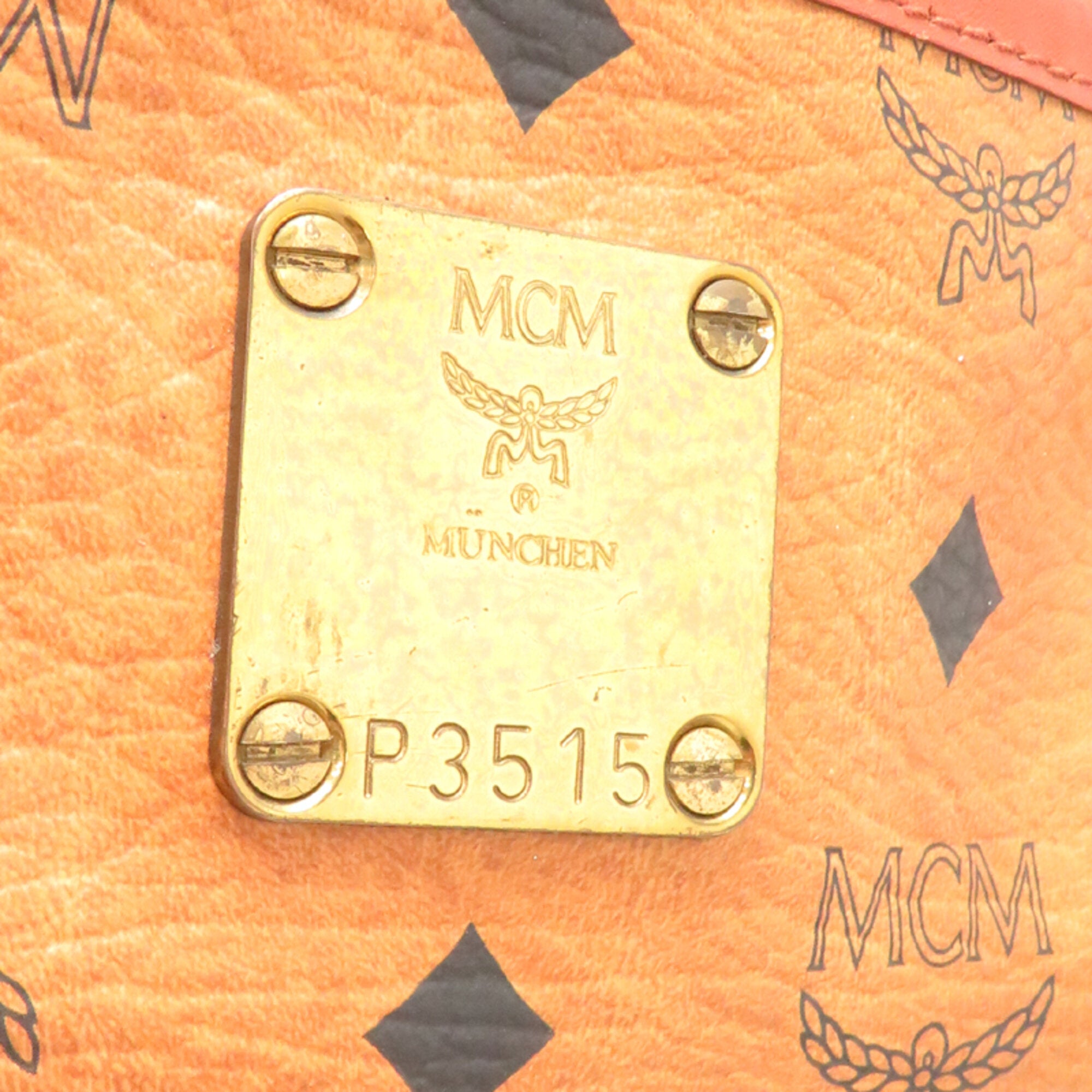 Mcm Brown Pvc Leather (Pre-Owned)