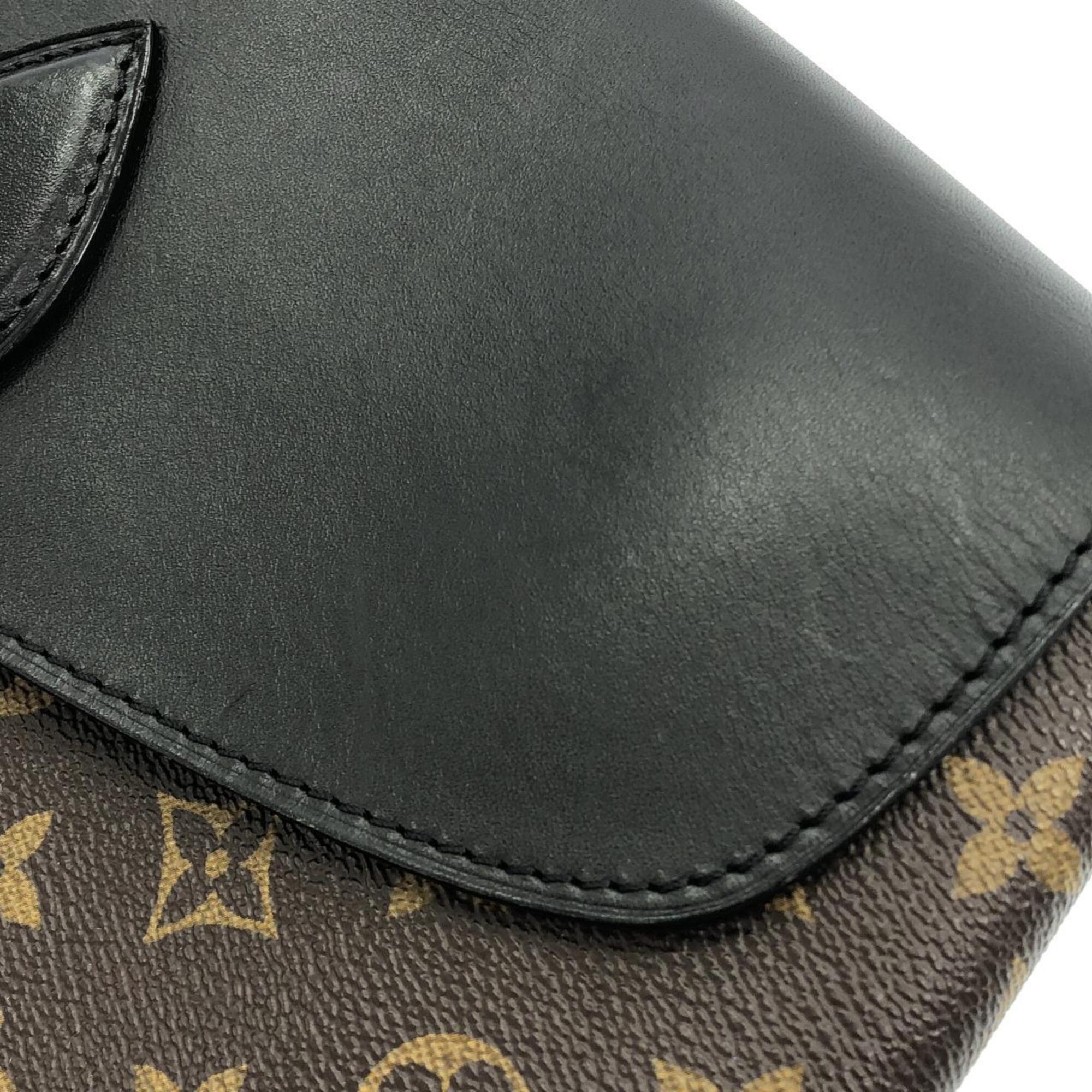 Louis Vuitton Marron Coated Canvas Backpack (Pre-Owned)