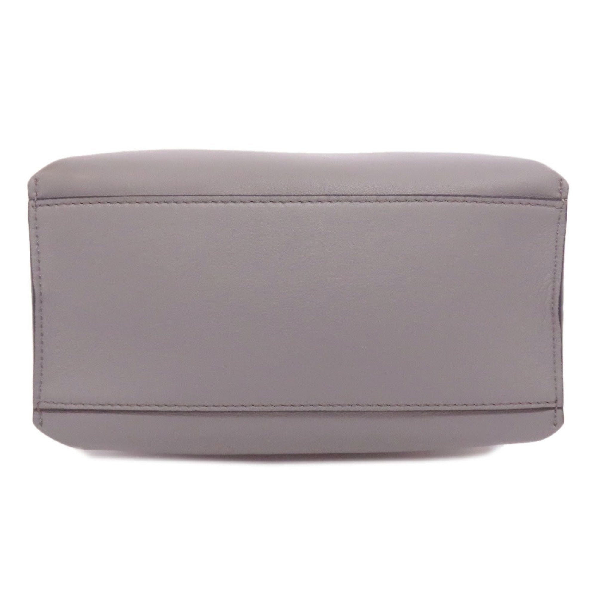 Loewe Gray Leather Shoulder Bag (Pre-Owned)