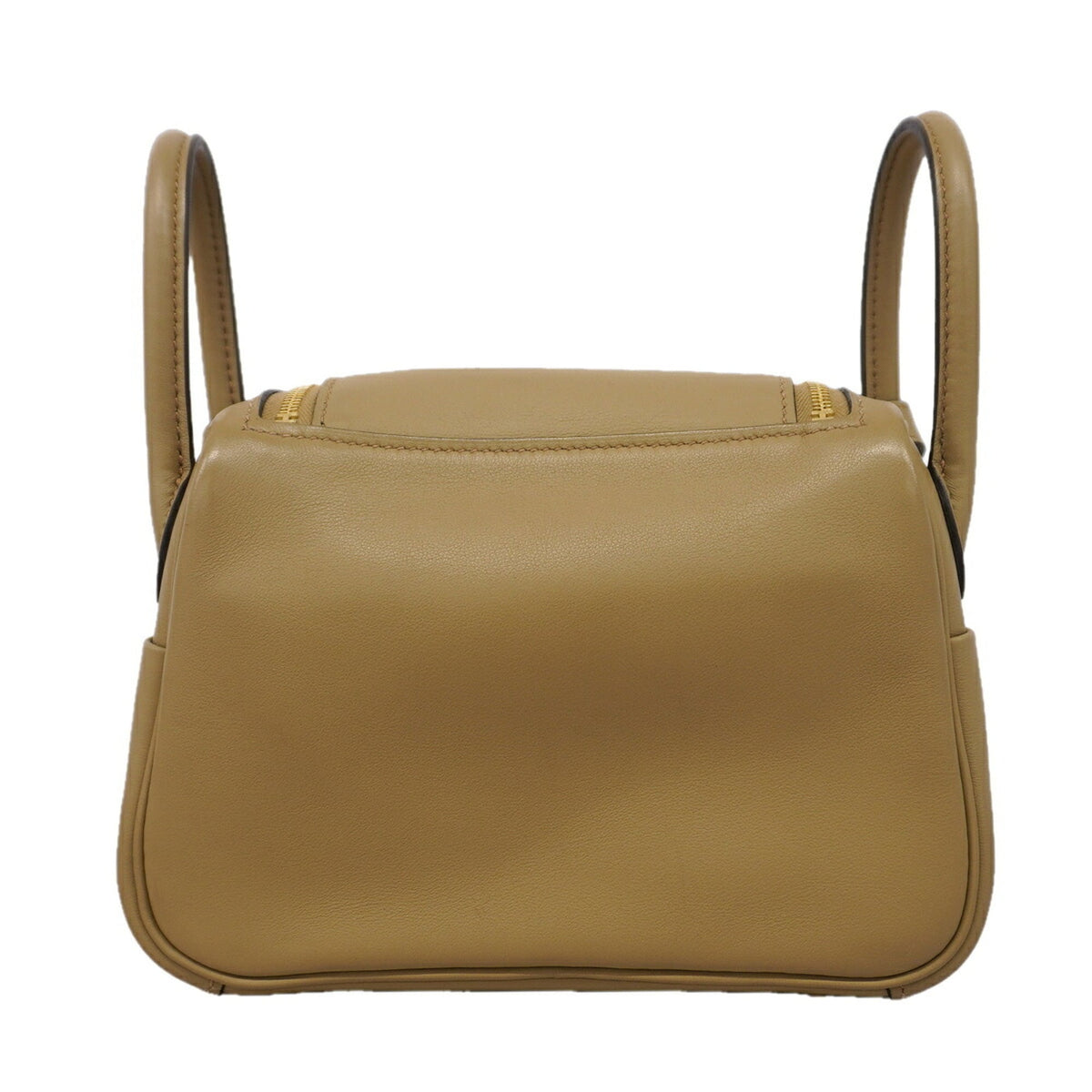 Hermes Brown Swift Leather Handbag (Pre-Owned)