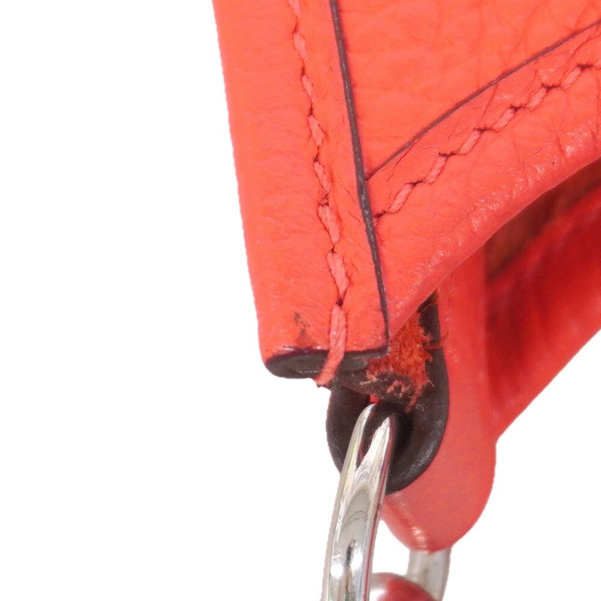 Hermes Pink Taurillon Clemence Leather Shoulder Bag (Pre-Owned)