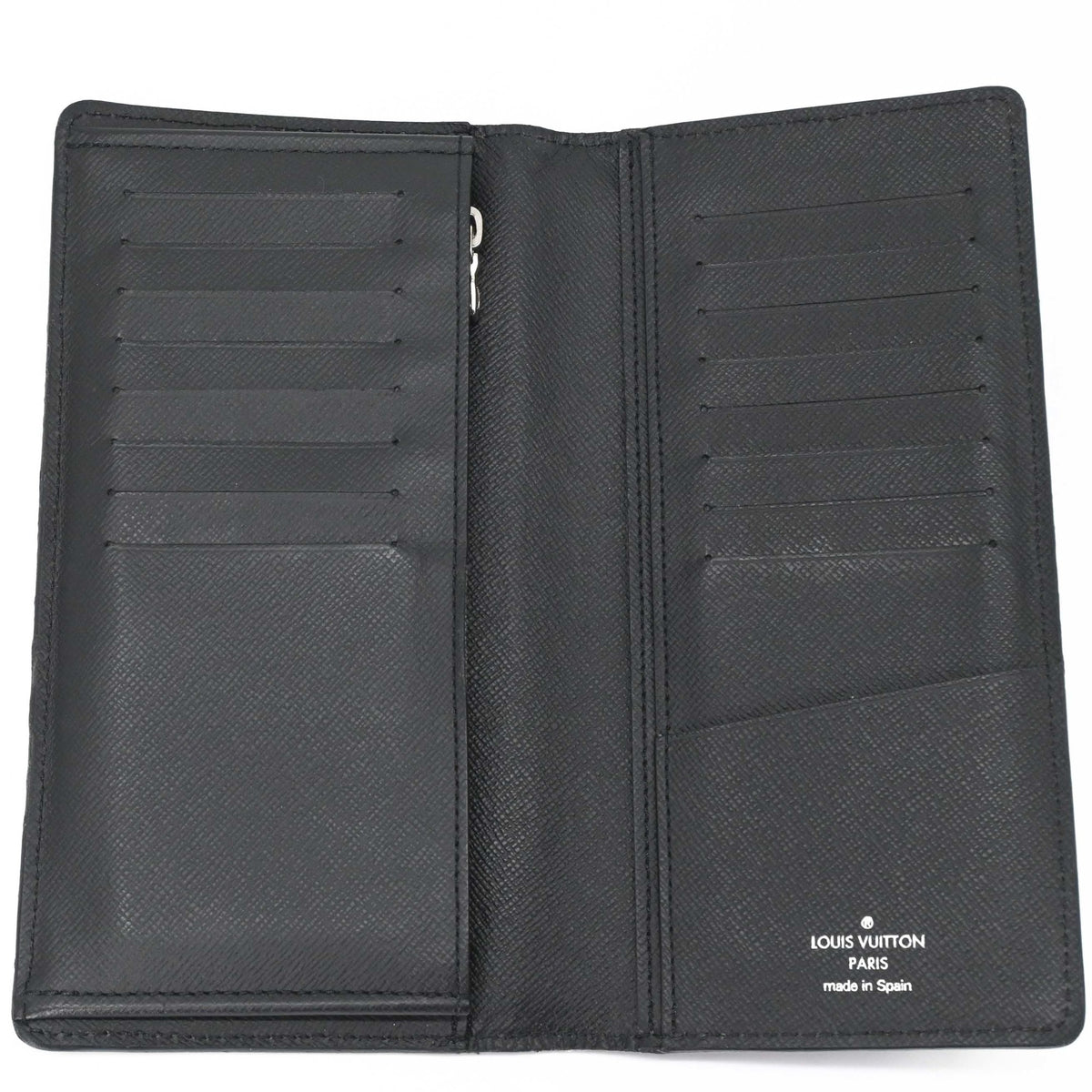 Louis Vuitton Epi Black Noir Epi Leather Long Wallet (Bi-Fold) (Pre-Owned)