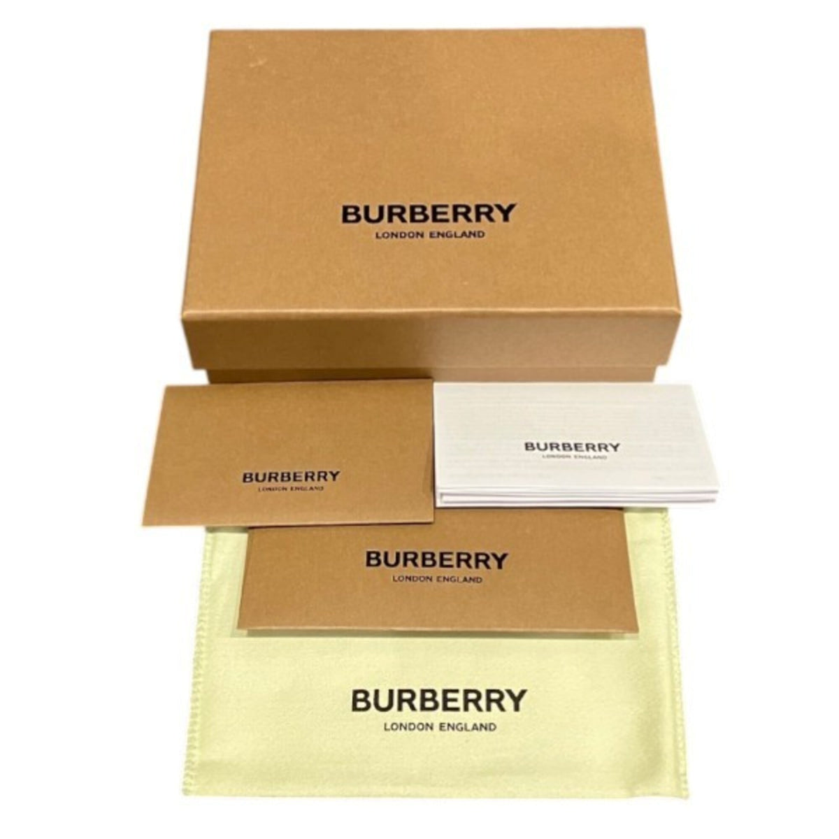 Burberry Beige Pvc Leather Coin Purse/Coin Case (Pre-Owned)