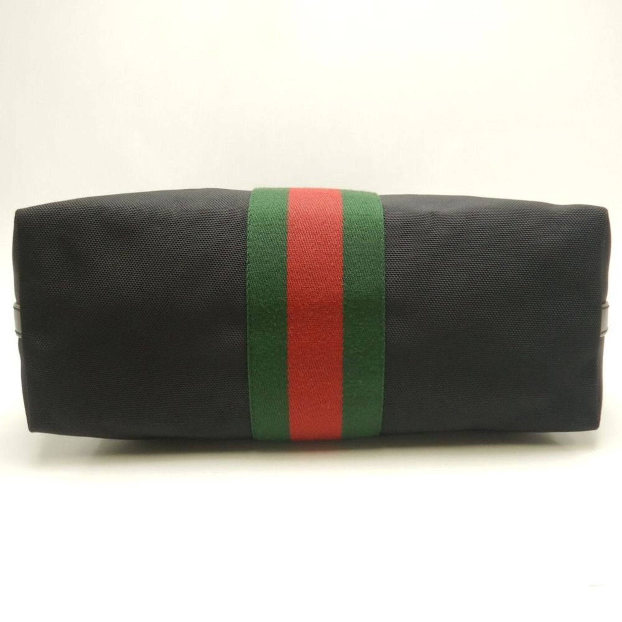 Gucci Black Canvas Leather Tote Bag (Pre-Owned)