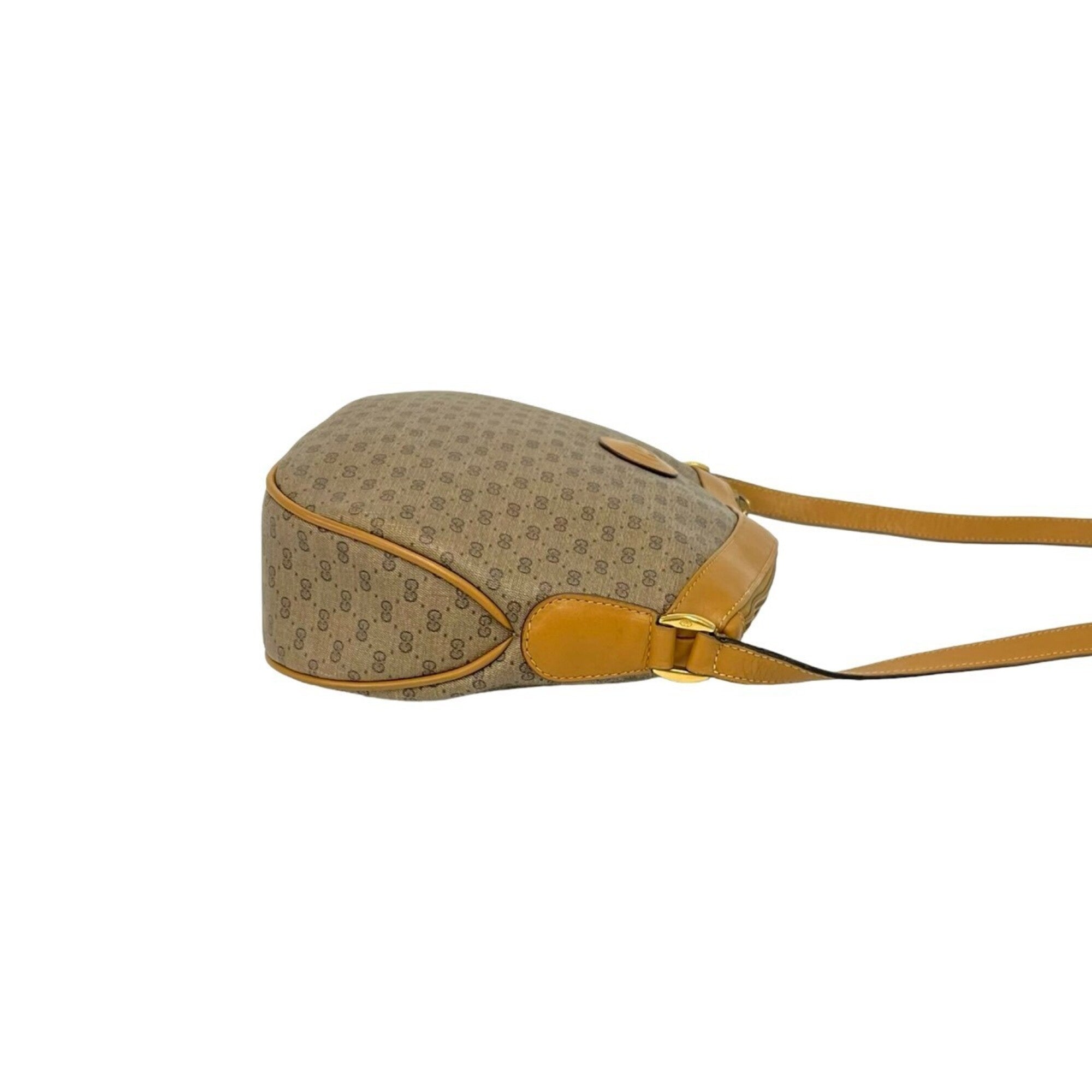 Gucci Brown Pvc Leather Pochette Shoulder Bag (Pre-Owned)