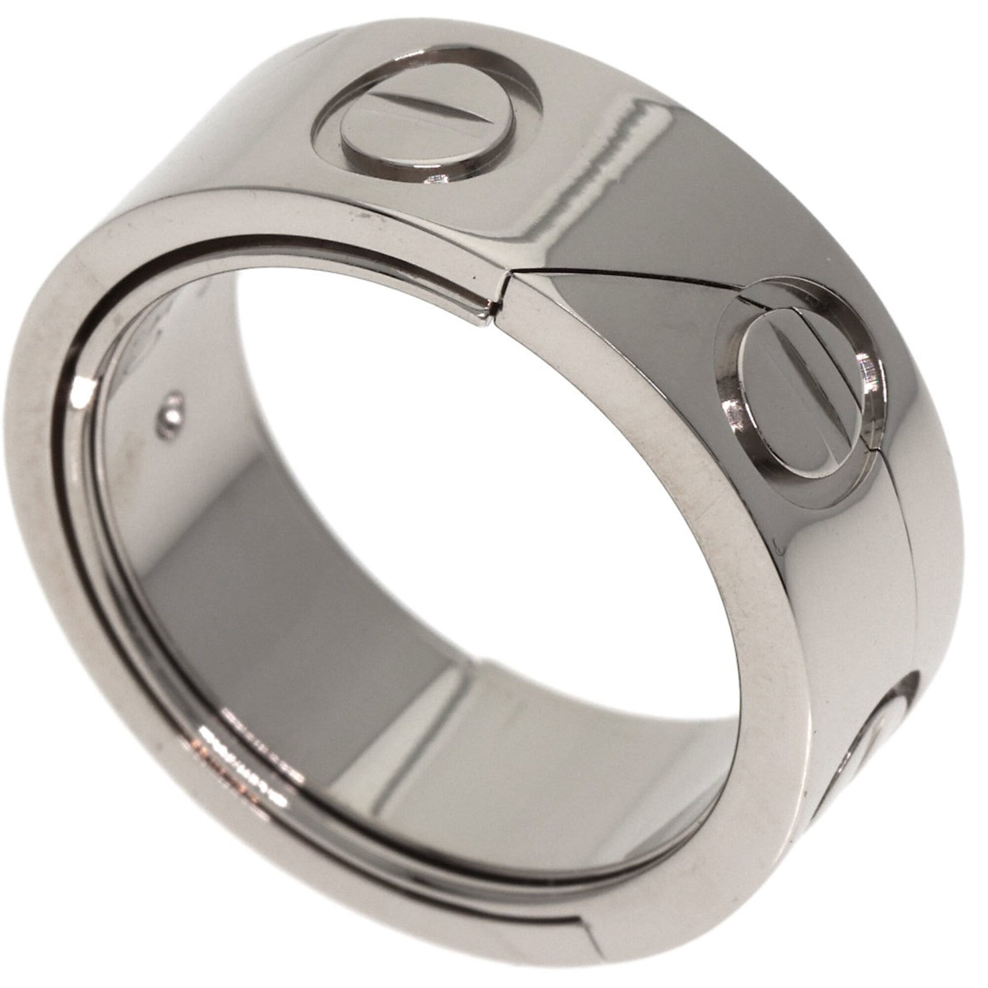 Cartier White Gold White Gold (18K) Band Ring (Pre-Owned)