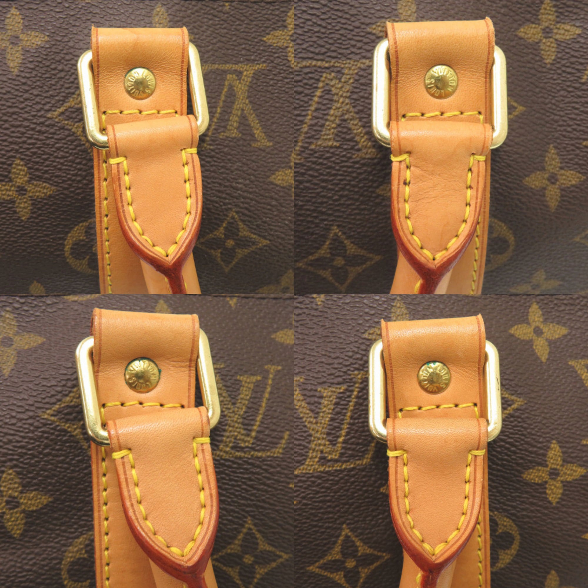 Louis Vuitton Brown Monogram Canvas Boston Bag (Pre-Owned)