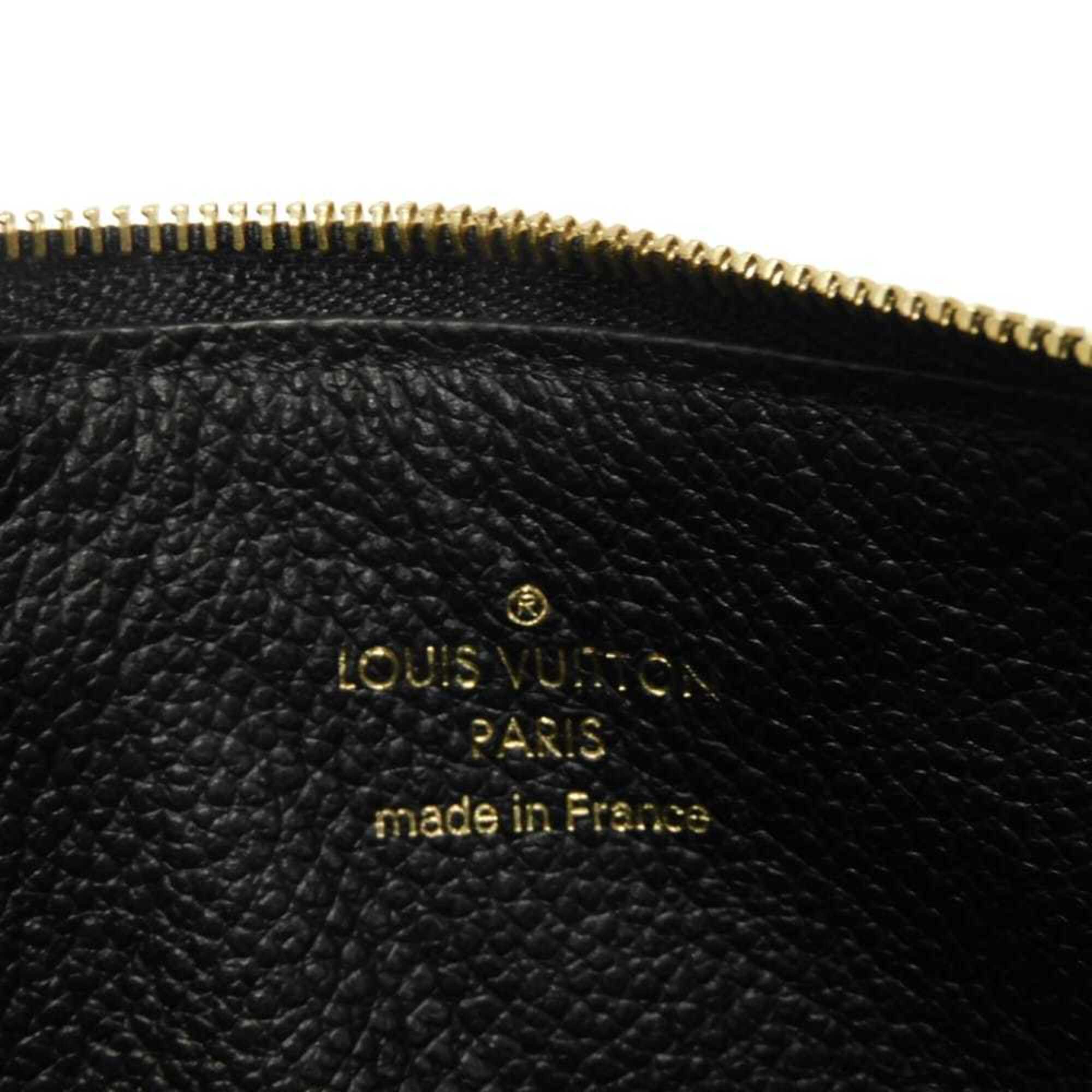 Louis Vuitton Black Noir Monogram Empreinte Leather Coin Purse/Coin Case (Pre-Owned)