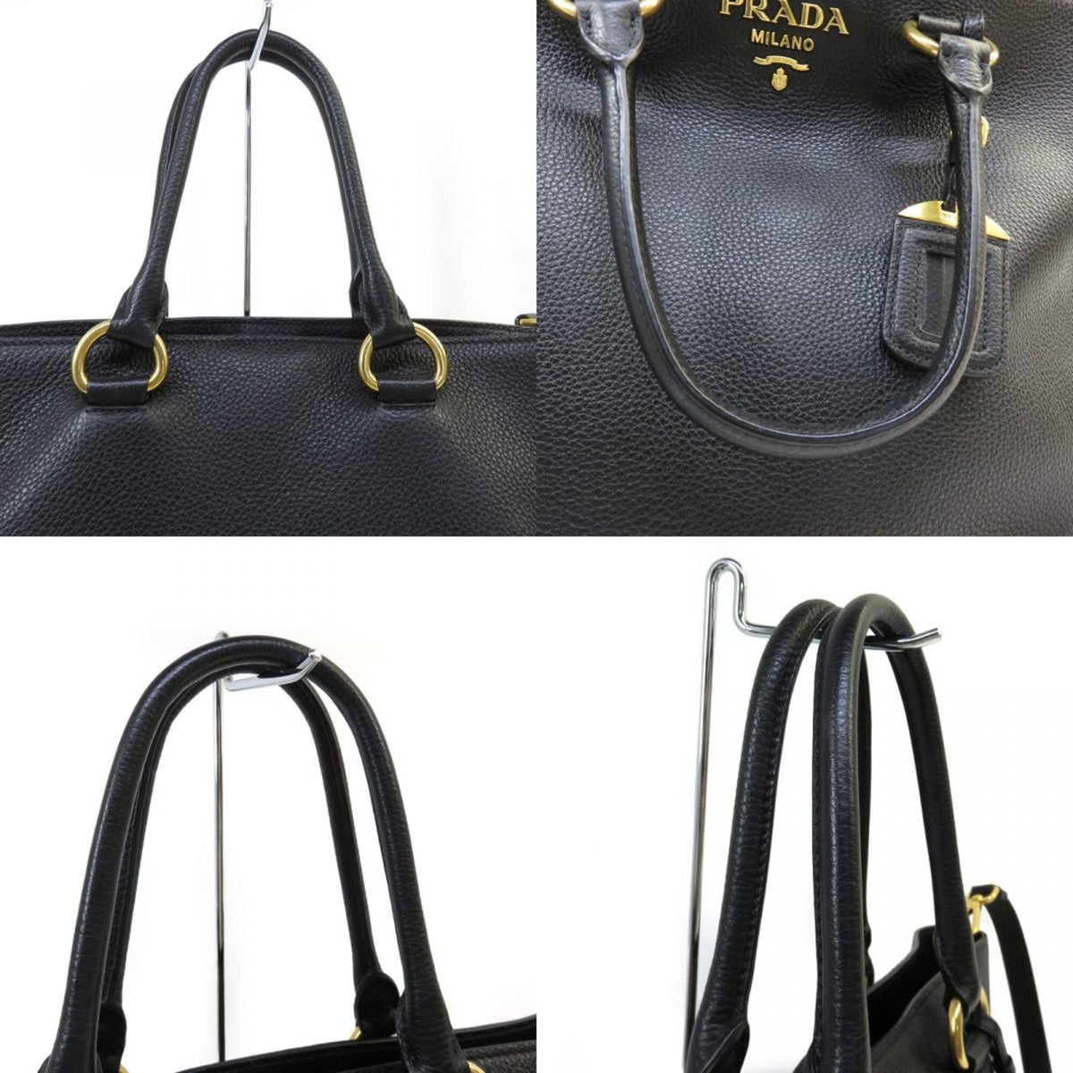 Prada Black Nero Shoulder Bag Tote Bag (Pre-Owned)