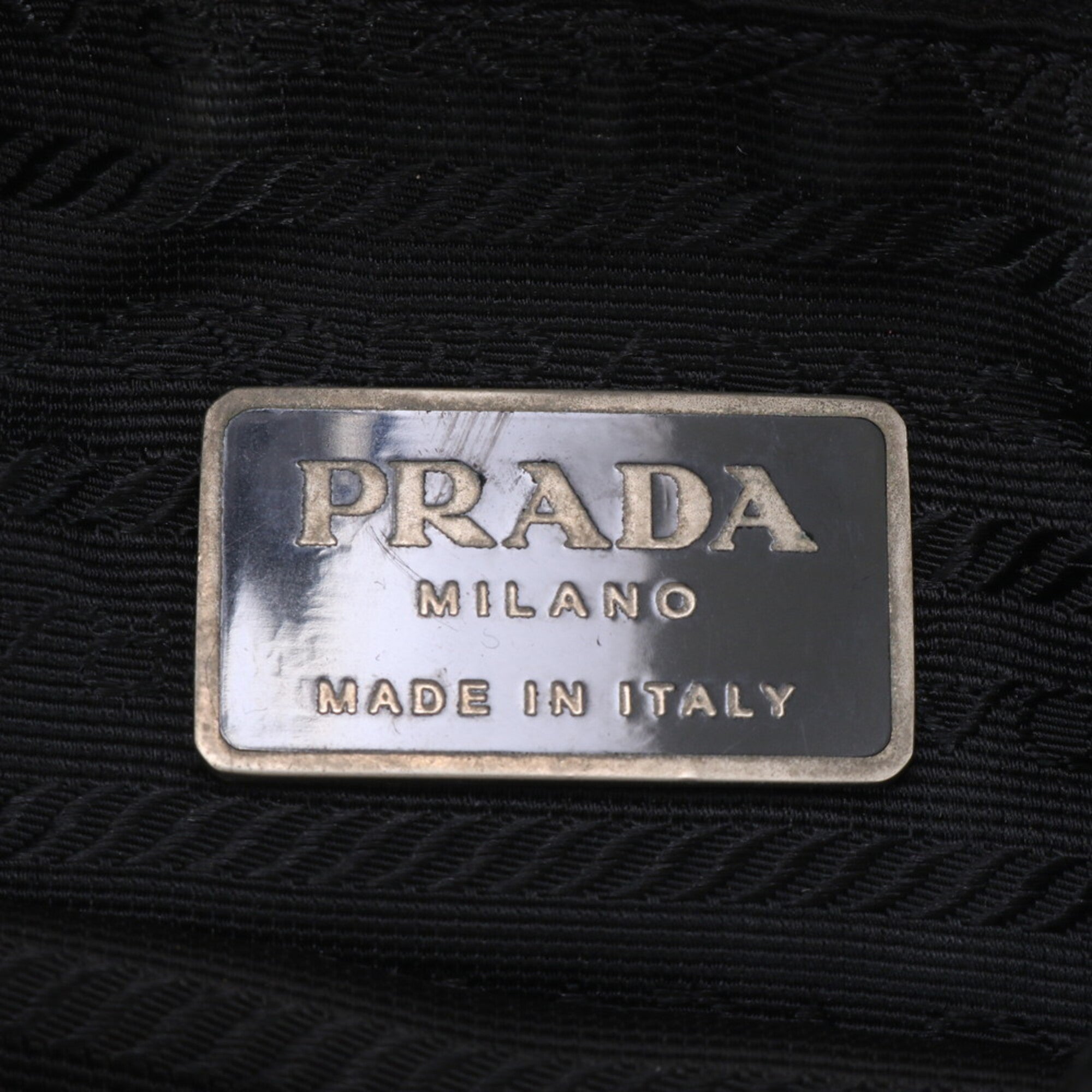 Prada Black Nylon Leather Shoulder Bag (Pre-Owned)