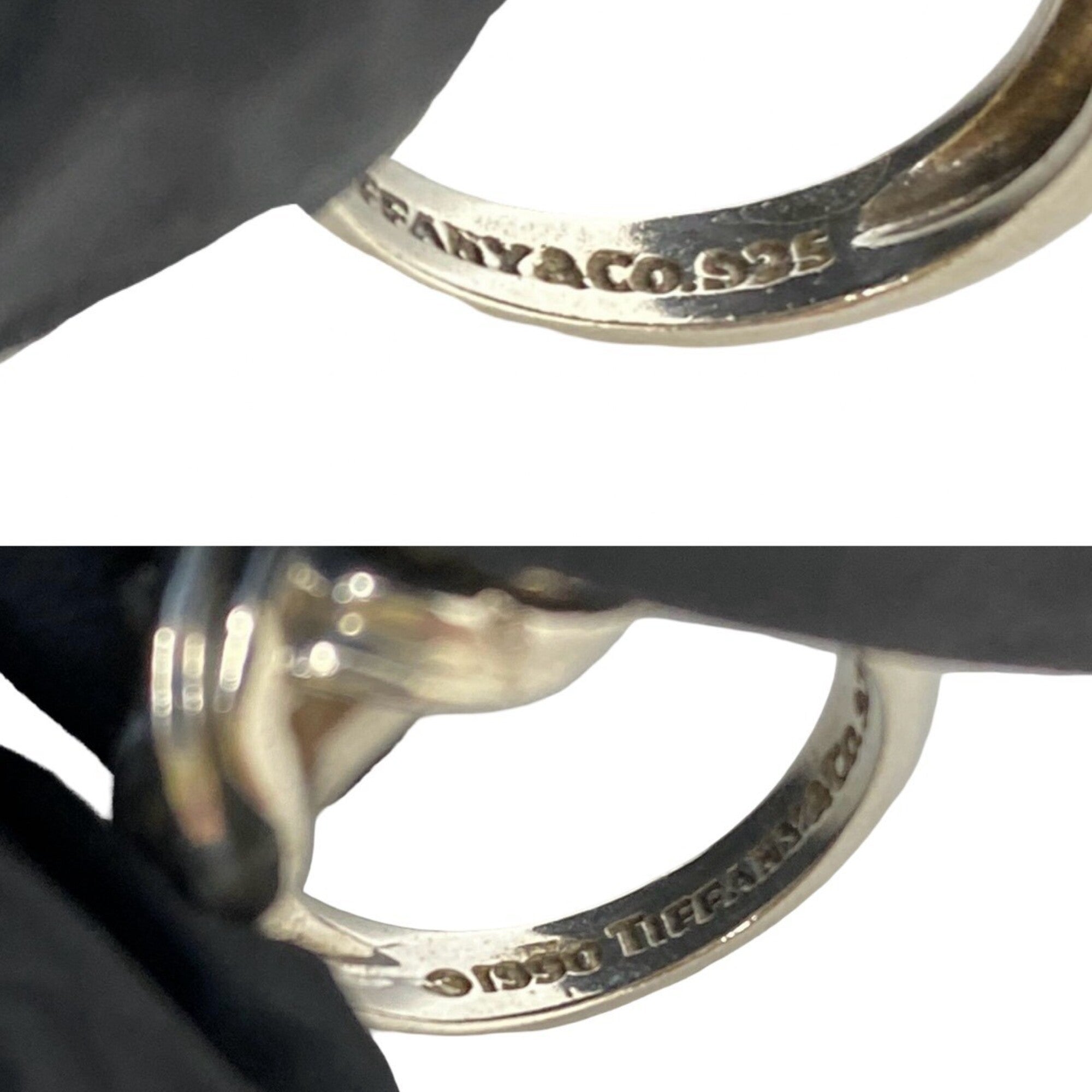 Tiffany Silver Silver 925 Band Ring (Pre-Owned)