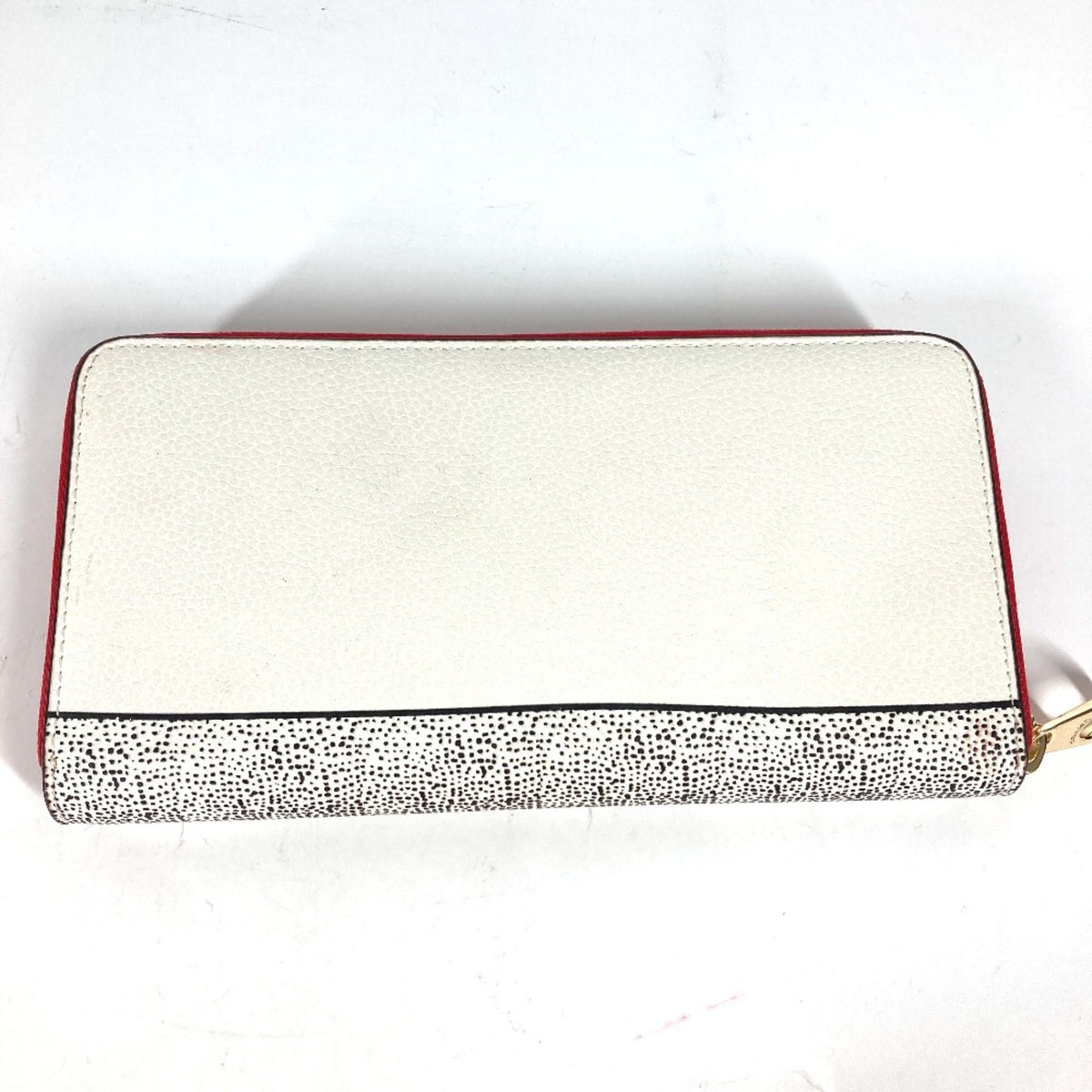 Coach White Leather Long Wallet (Bi-Fold) (Pre-Owned)