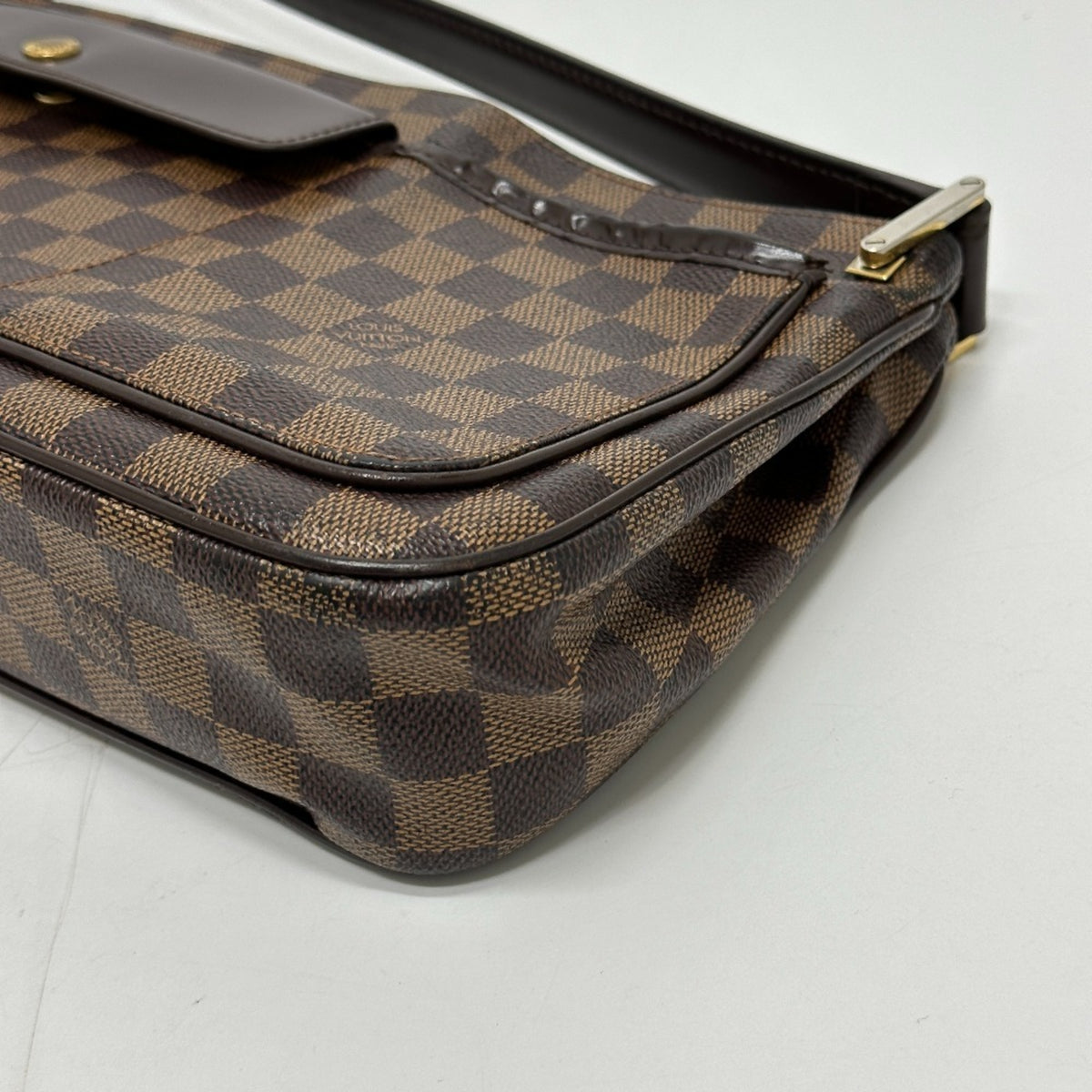 Louis Vuitton Damier Brown Ebene Damier Canvas Shoulder Bag (Pre-Owned)