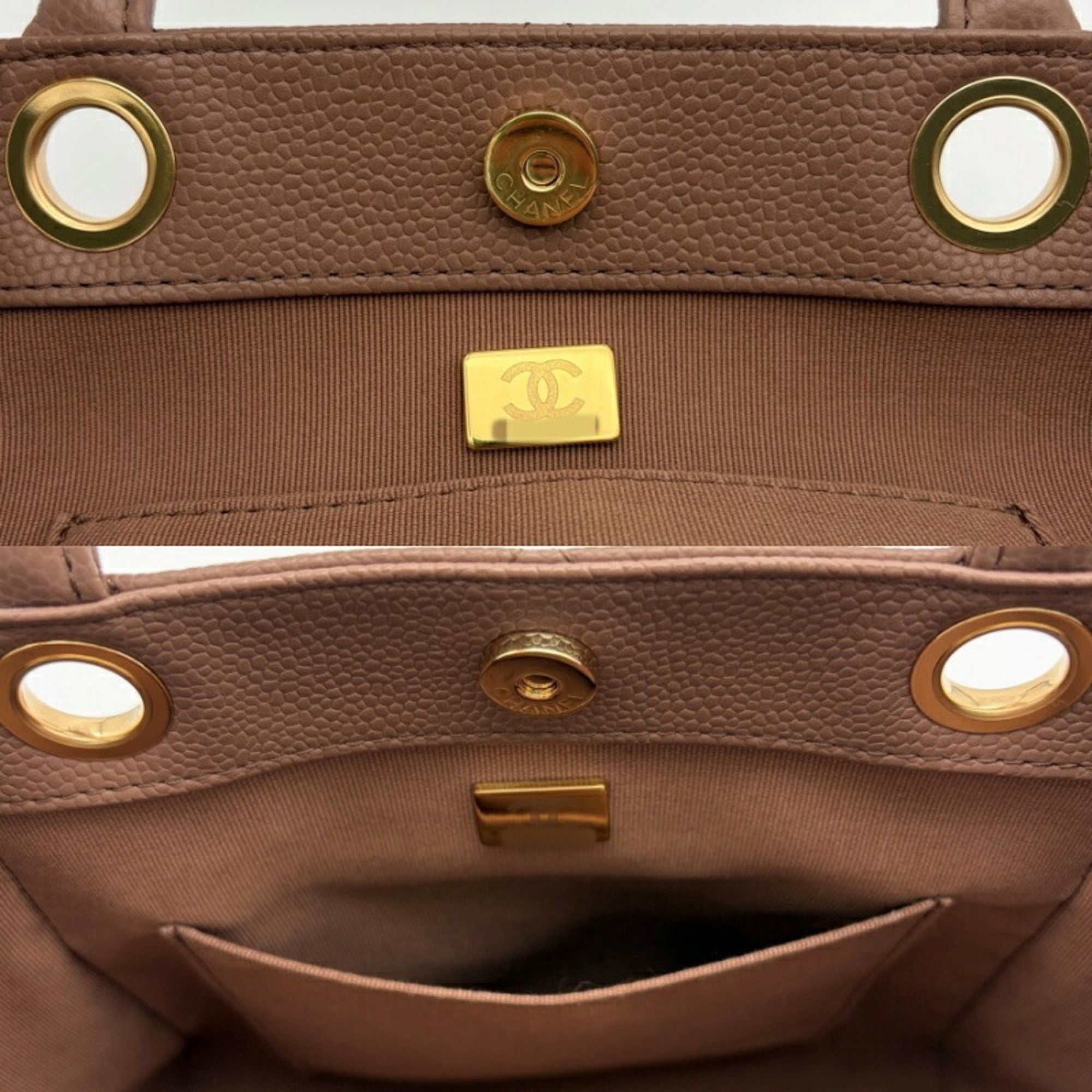 Chanel Brown Leather Shoulder Bag (Pre-Owned)