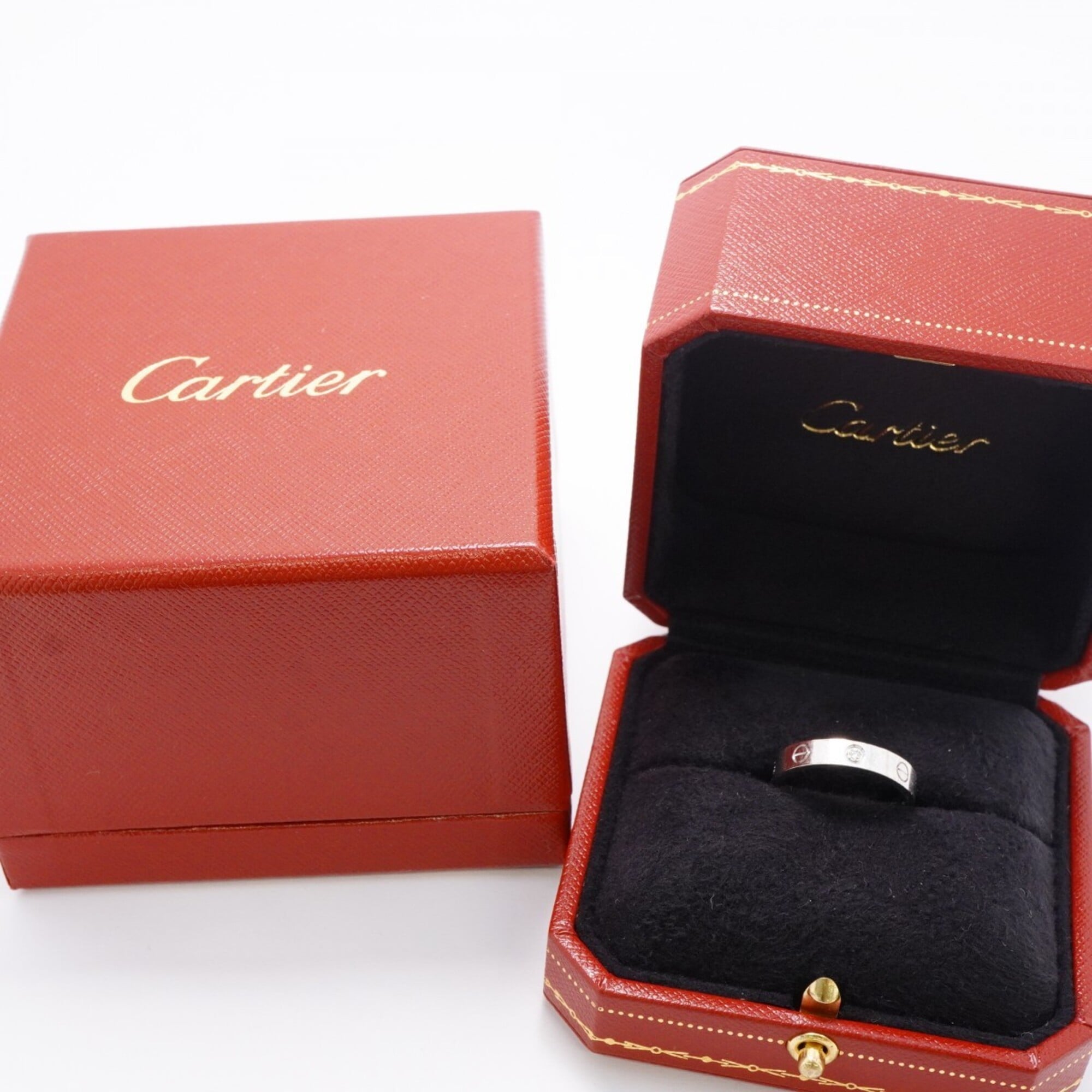 Cartier White Gold (18K) Band Ring (Pre-Owned)