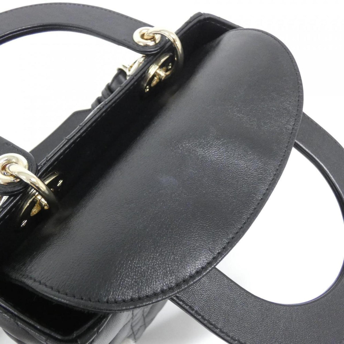 Christian Dior Black Leather Handbag (Pre-Owned)