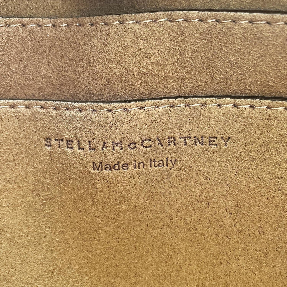 Stella Mccartney Black Faux Leather Shoulder Bag (Pre-Owned)