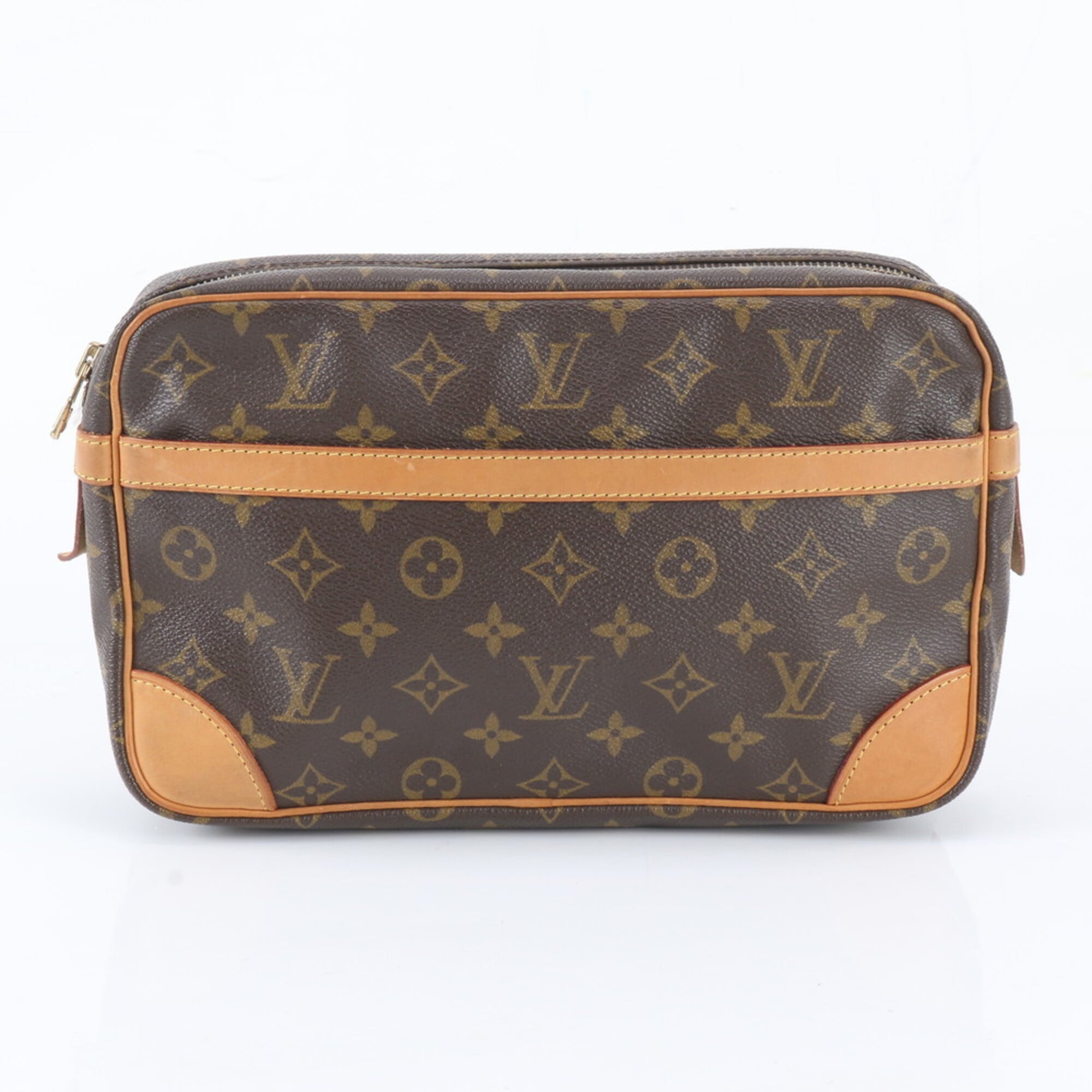 Louis Vuitton Brown Monogram Handbag Pouch (Pre-Owned)