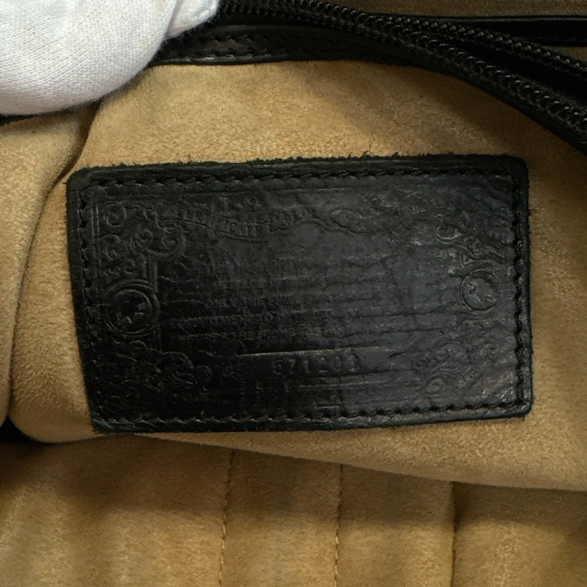 Hunting World Black Canvas Briefcase Shoulder Bag (Pre-Owned)
