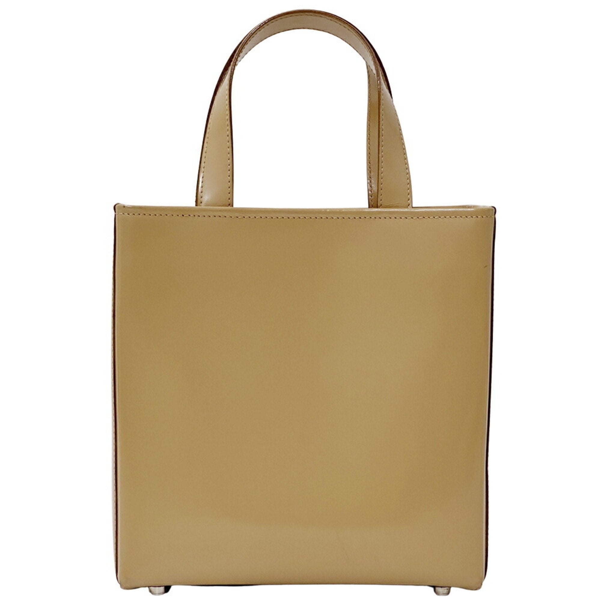 Salvatore Ferragamo Beige Leather Handbag (Pre-Owned)