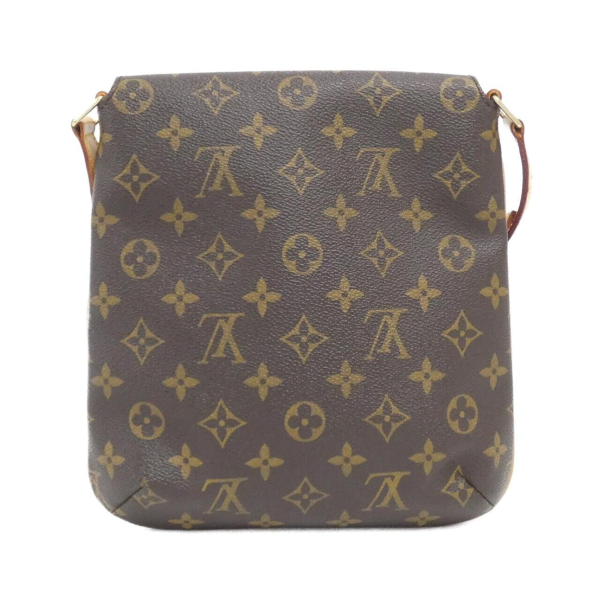 Louis Vuitton Marron Coated Canvas Shoulder Bag (Pre-Owned)