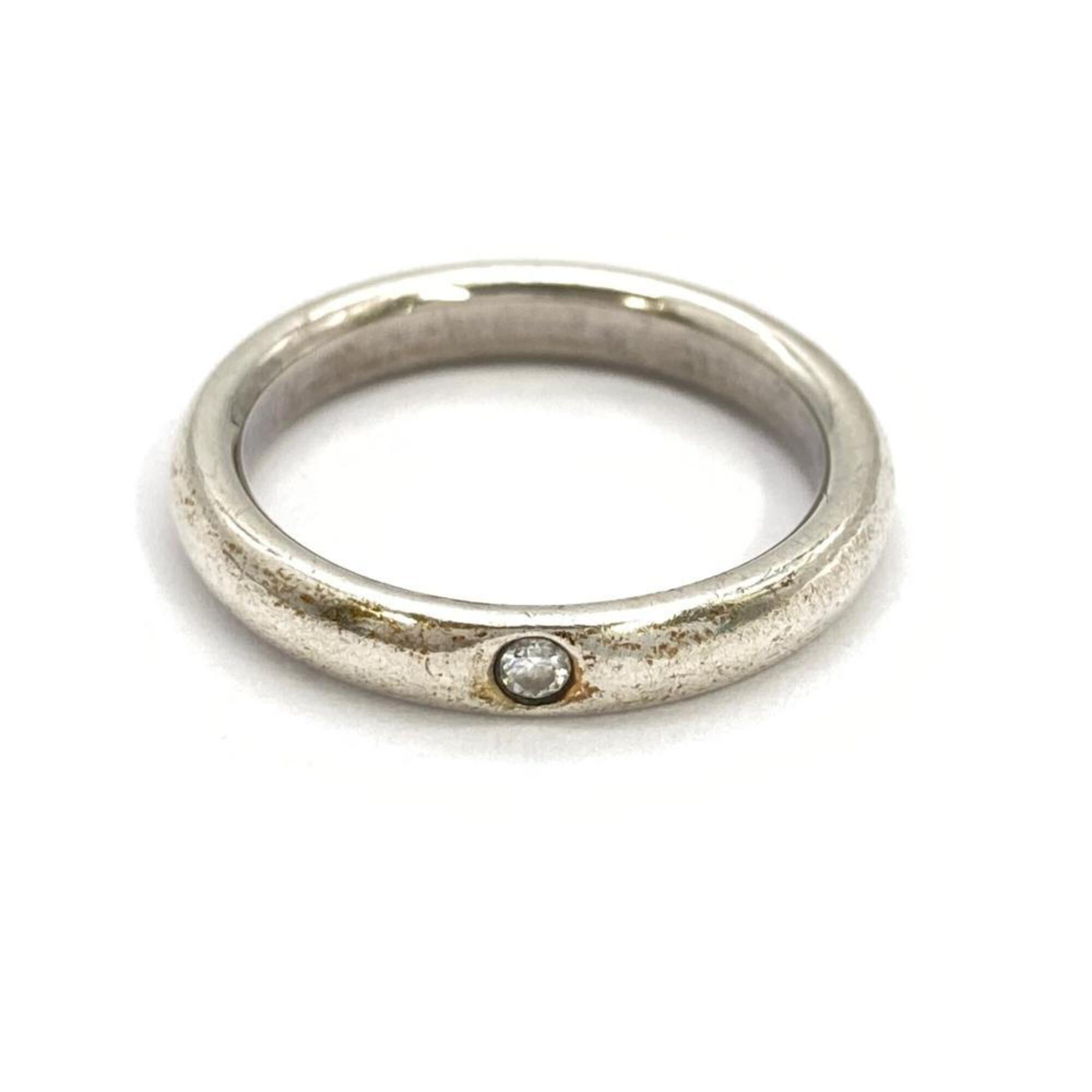 Tiffany Silver Silver 925 Band Ring (Pre-Owned)