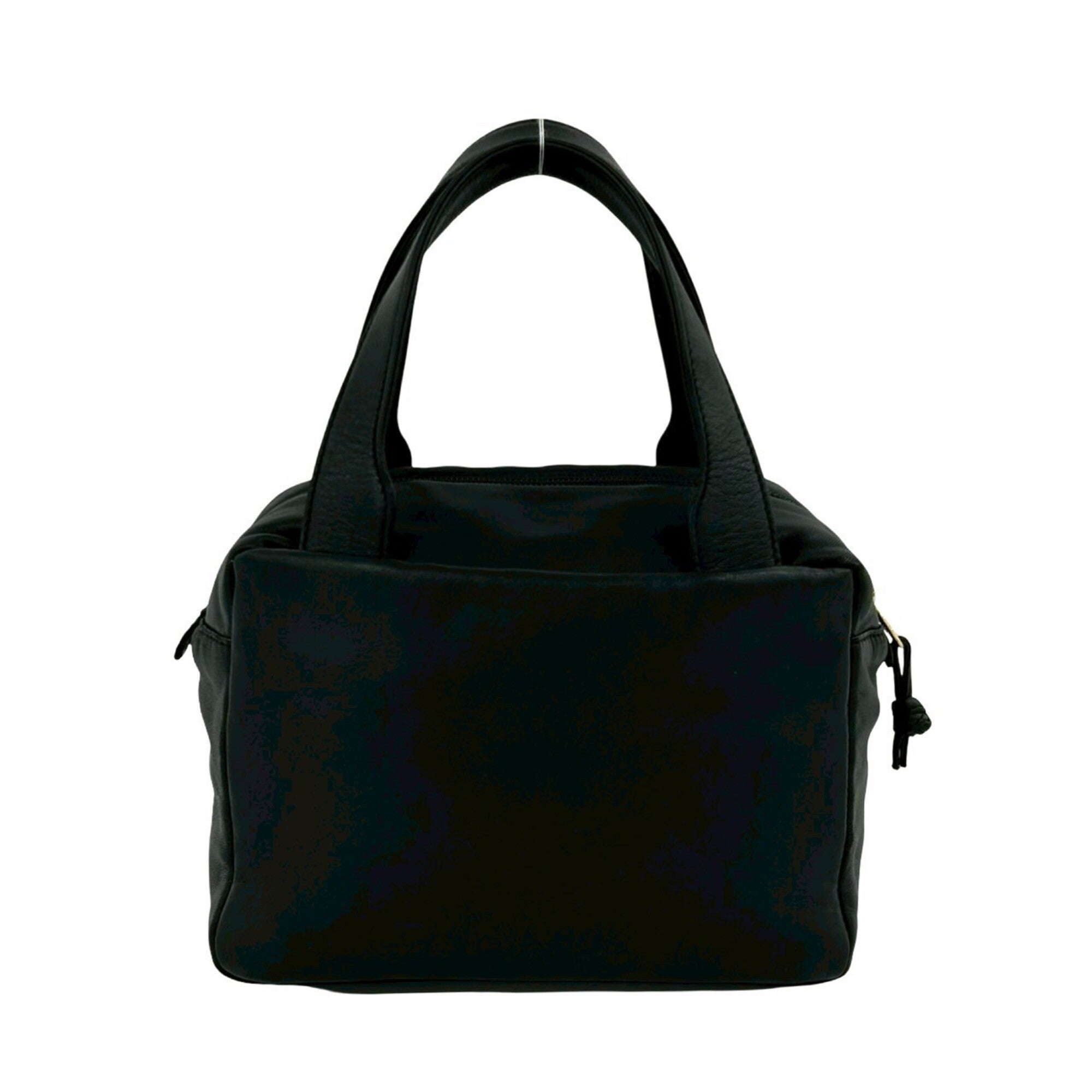 Loewe Black Leather Handbag Tote Bag (Pre-Owned)