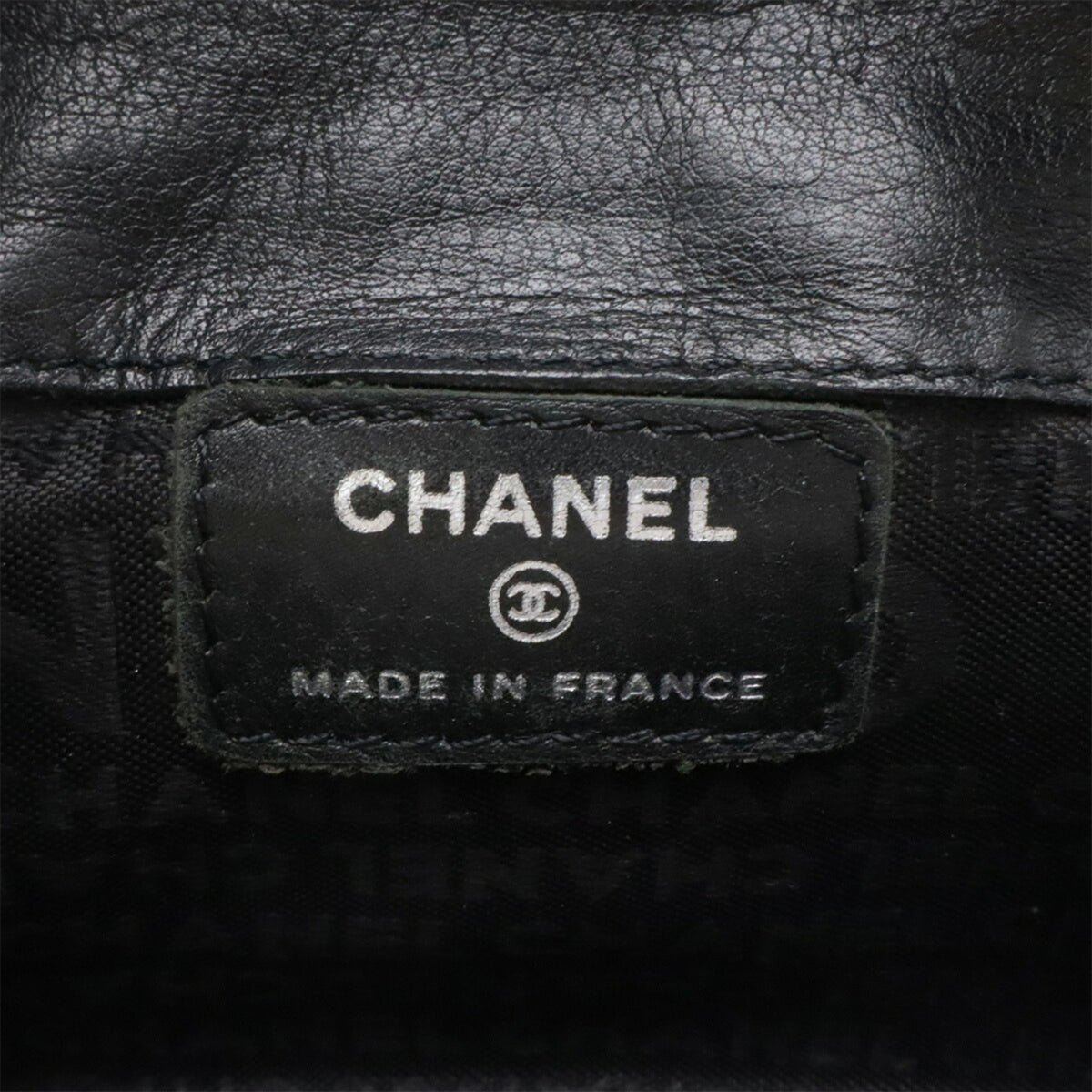 Chanel Black Leather Clutch Bag (Pre-Owned)