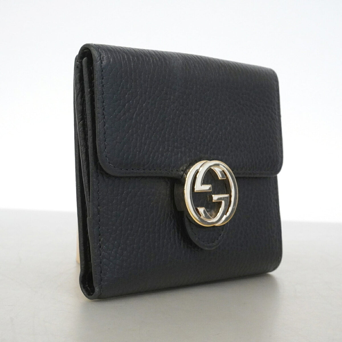 Gucci Black Leather Wallet (Bi-Fold) (Pre-Owned)