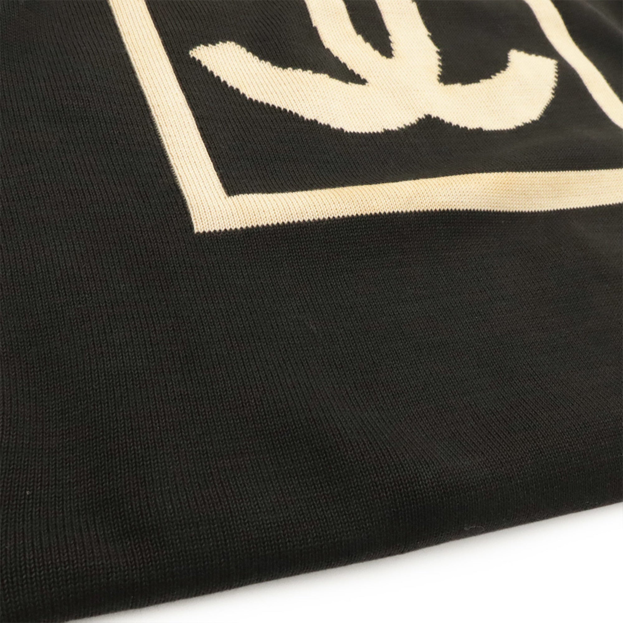 Chanel Sport Beige Black Cotton Backpack (Pre-Owned)