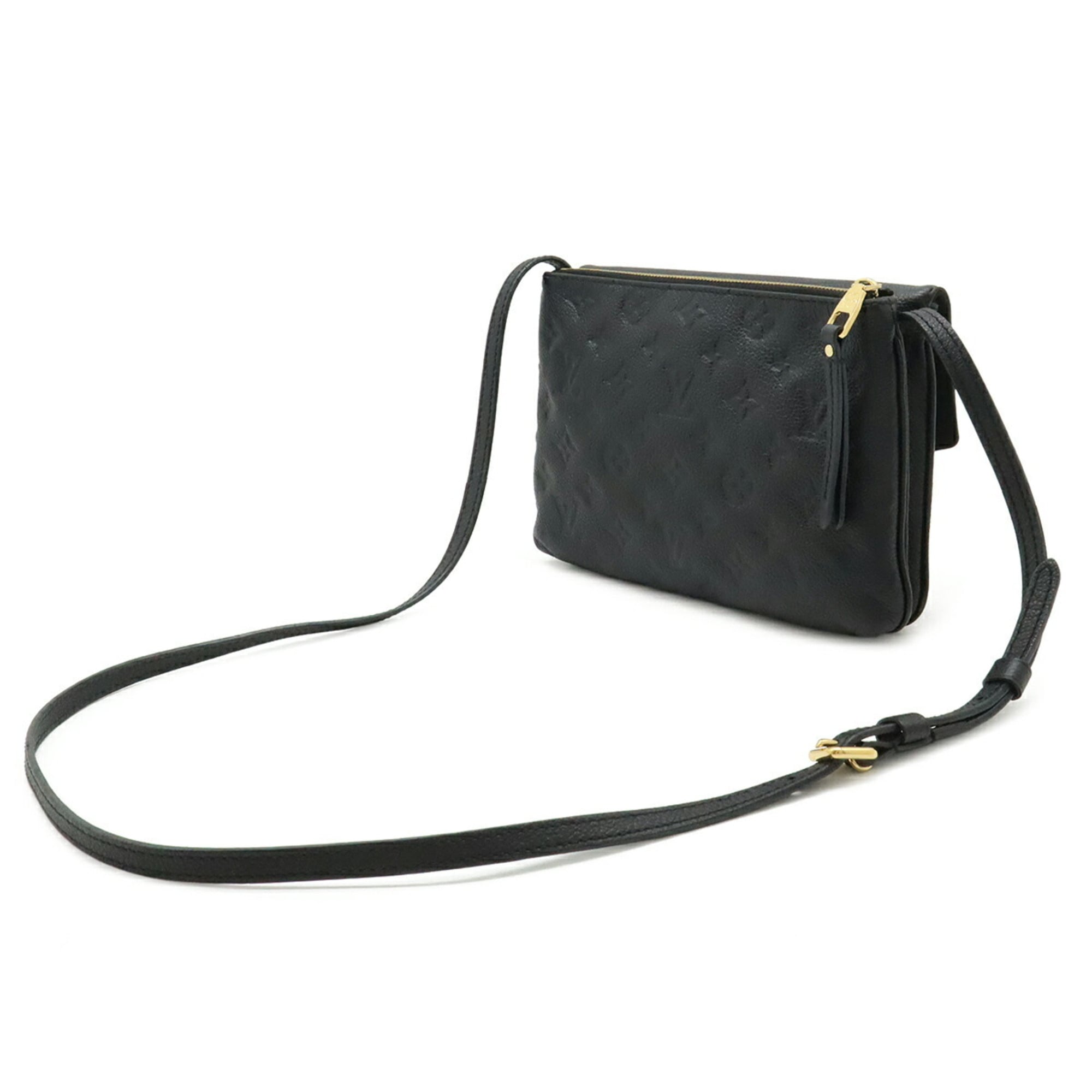Louis Vuitton Monogram Empreinte Black Noir Monogram Empreinte Shoulder Bag (Pre-Owned)