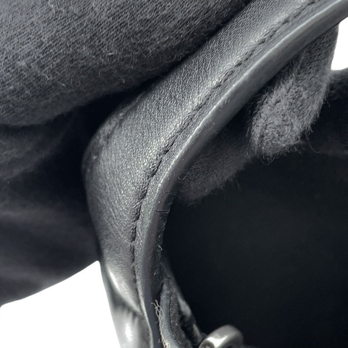 Louis Vuitton Noir Monogram Handbag Pouch Shoulder Bag (Pre-Owned)