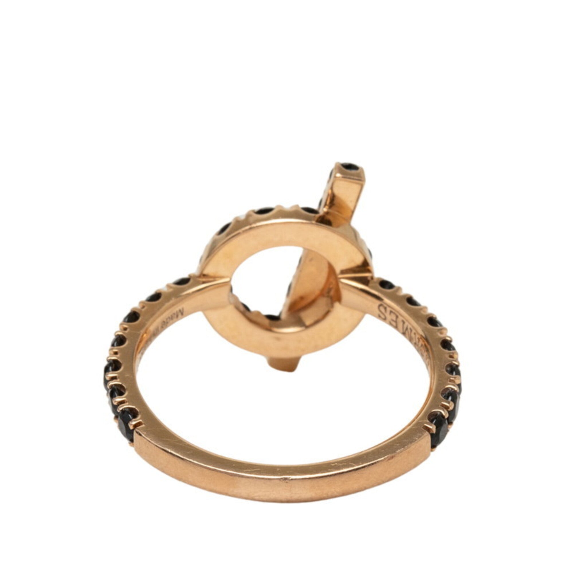 Hermes Pink Gold (18K) Band Ring (Pre-Owned)
