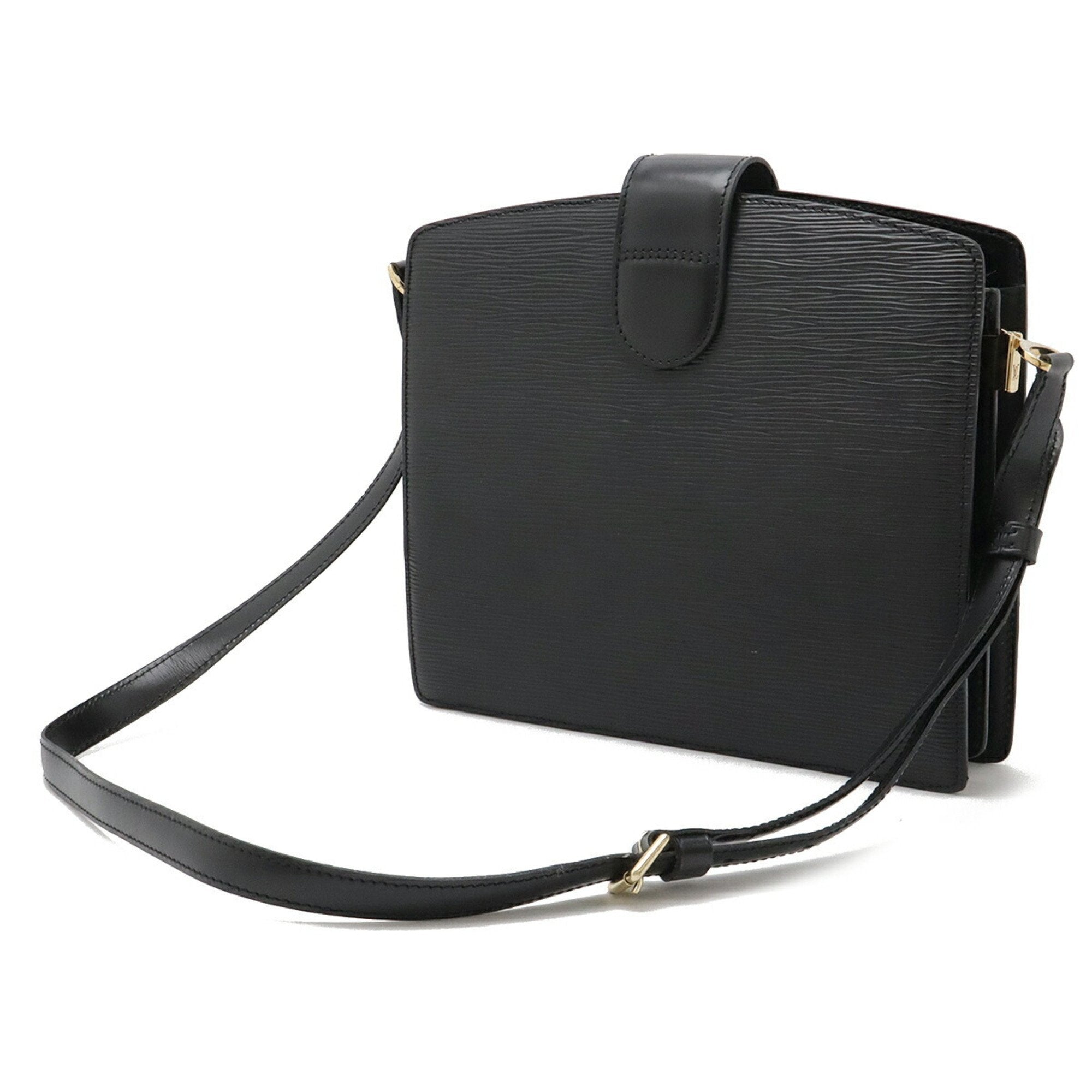 Louis Vuitton Epi Black Noir Epi Leather Shoulder Bag (Pre-Owned)